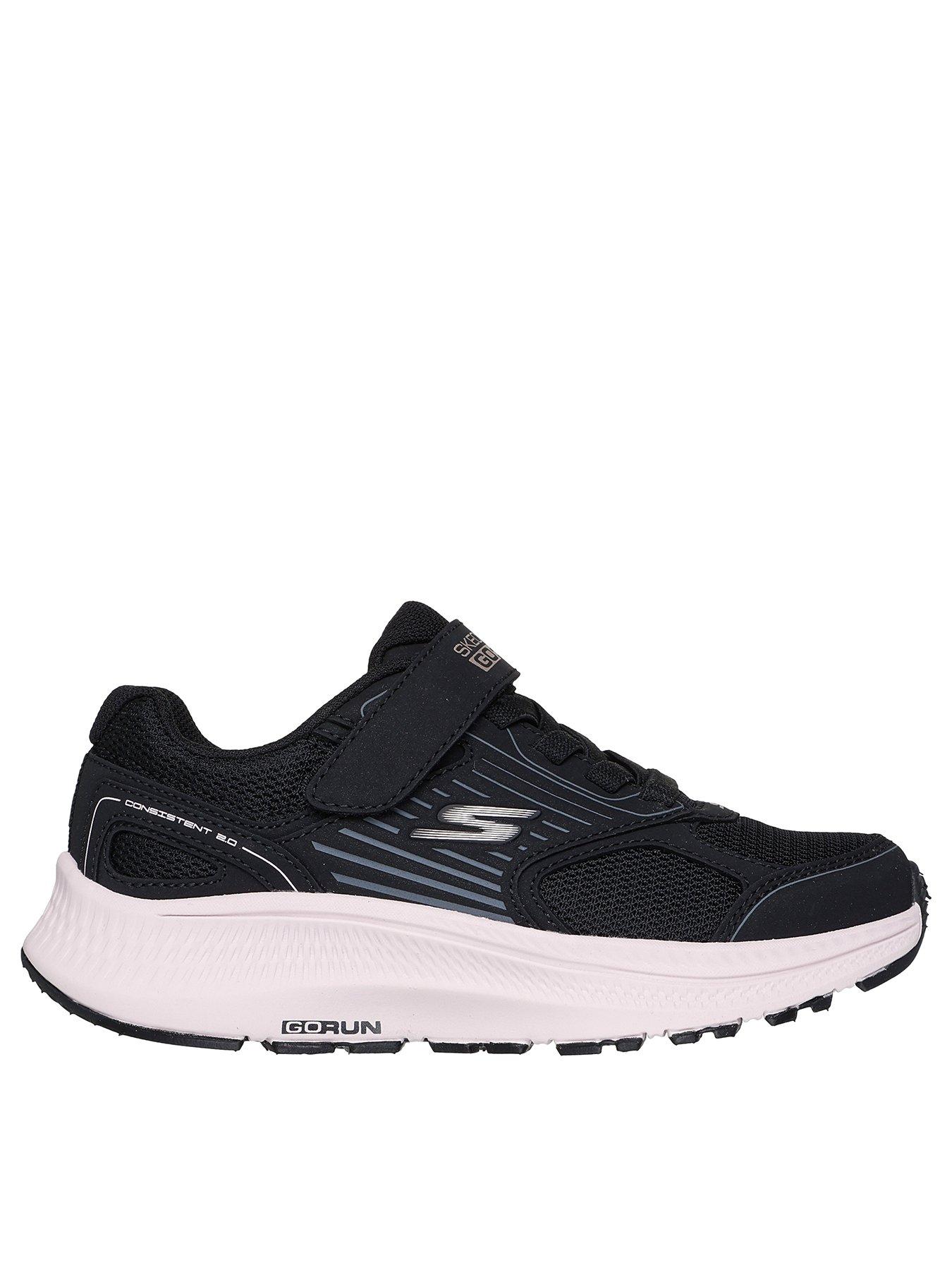 Skechers Gore And Strap Mesh Sneaker - Black