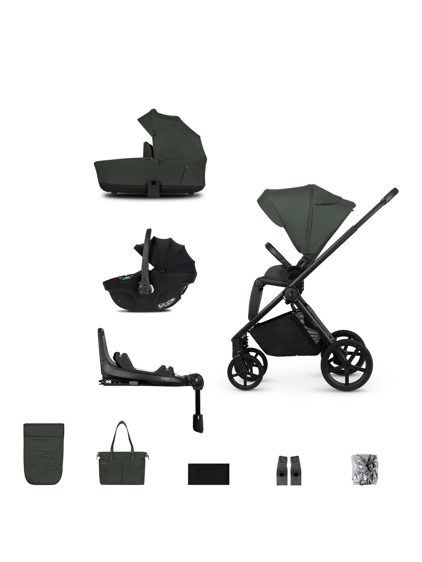 venicci-claro-3in1-bundle-plus-tiago-black-car-seat-and-360-base-forest