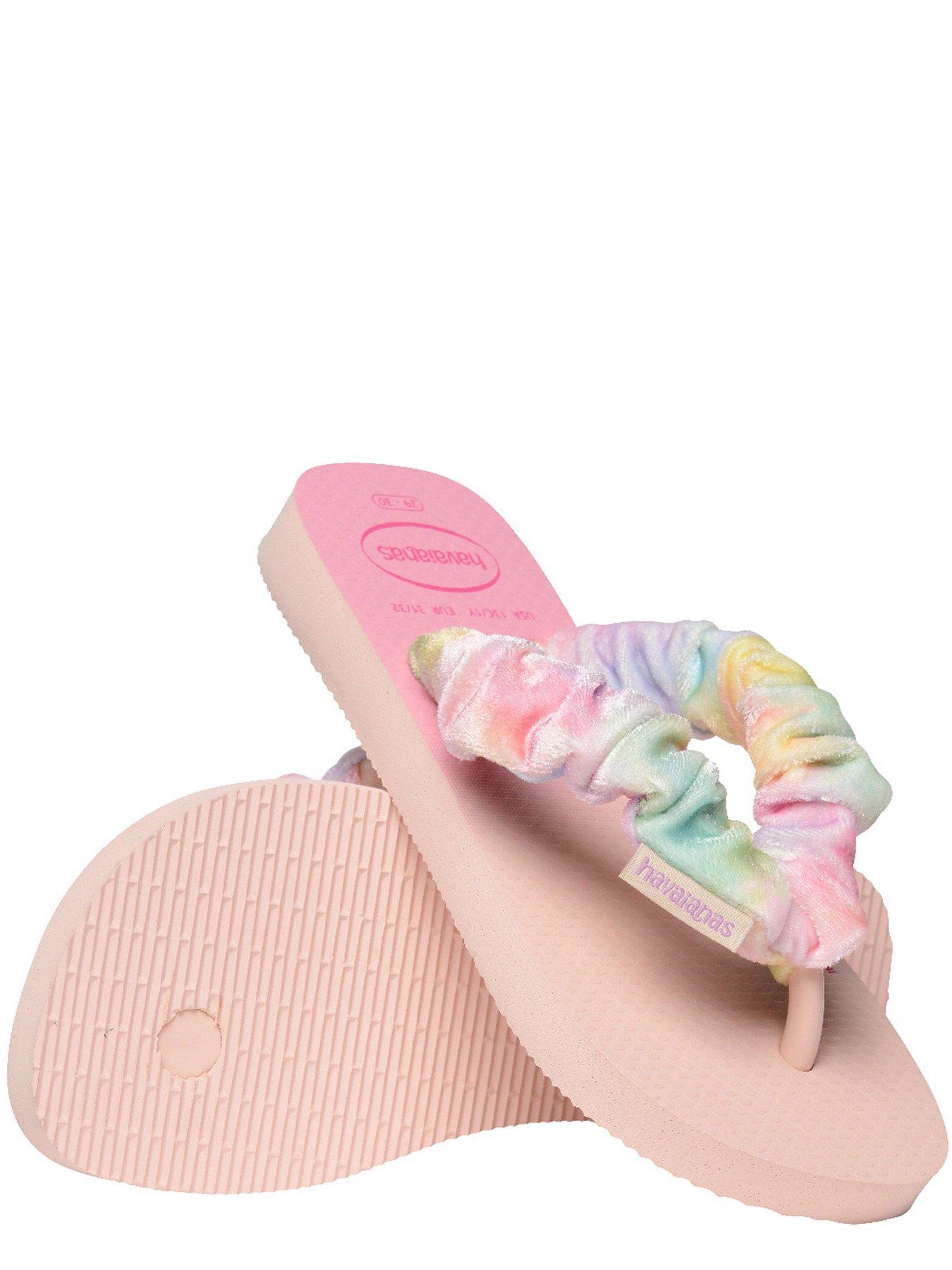 Image 4 of 5 of Havaianas Kids Fluffy Flip-flop - Pink