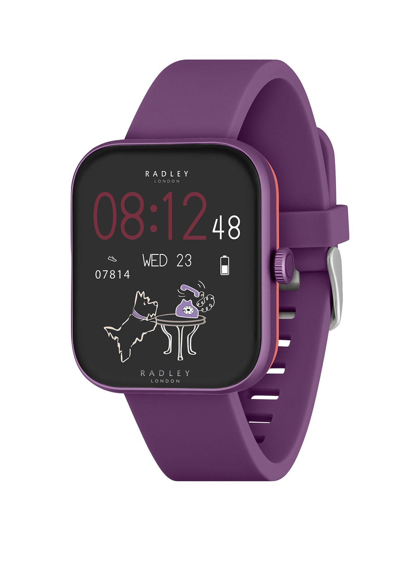 Radley Radley Series 32 Purple Silicone Strap Smart Watch