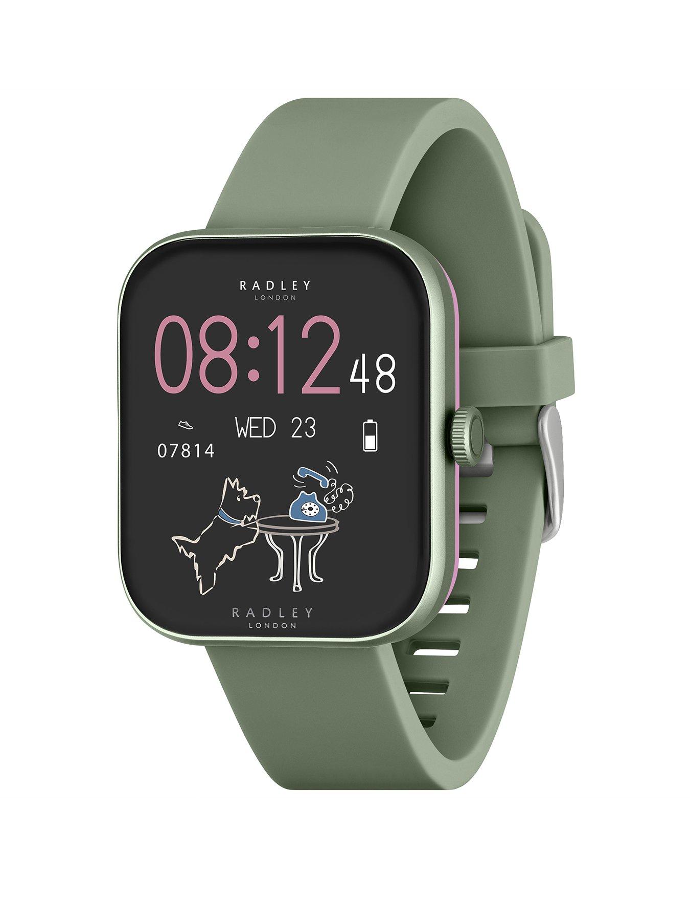 undefined Radley Series 32 Dark Olive Silicone Strap Smart Watch