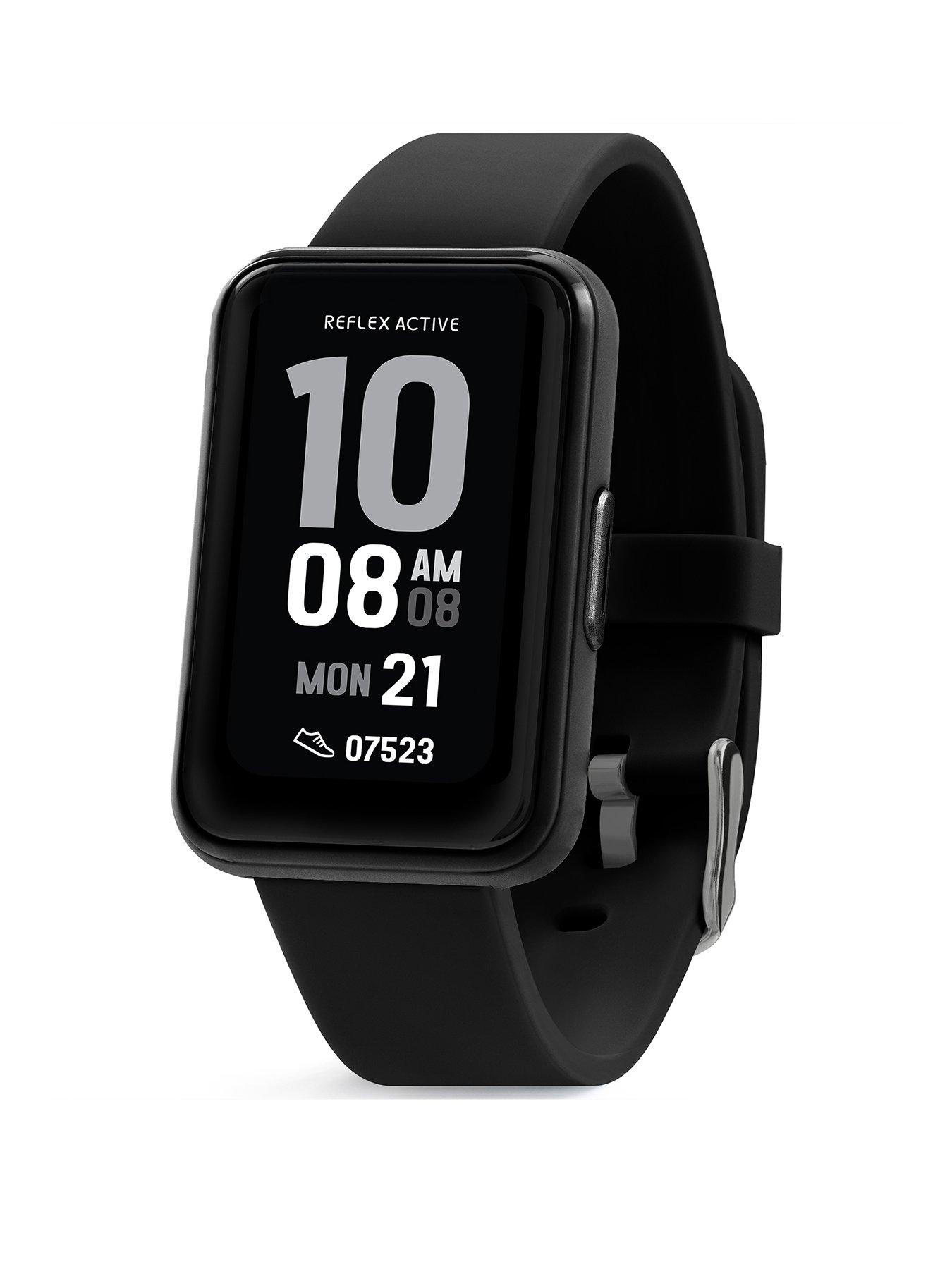 Reflex Active Reflex Active Series 49 Black Strap Smart Calling Watch