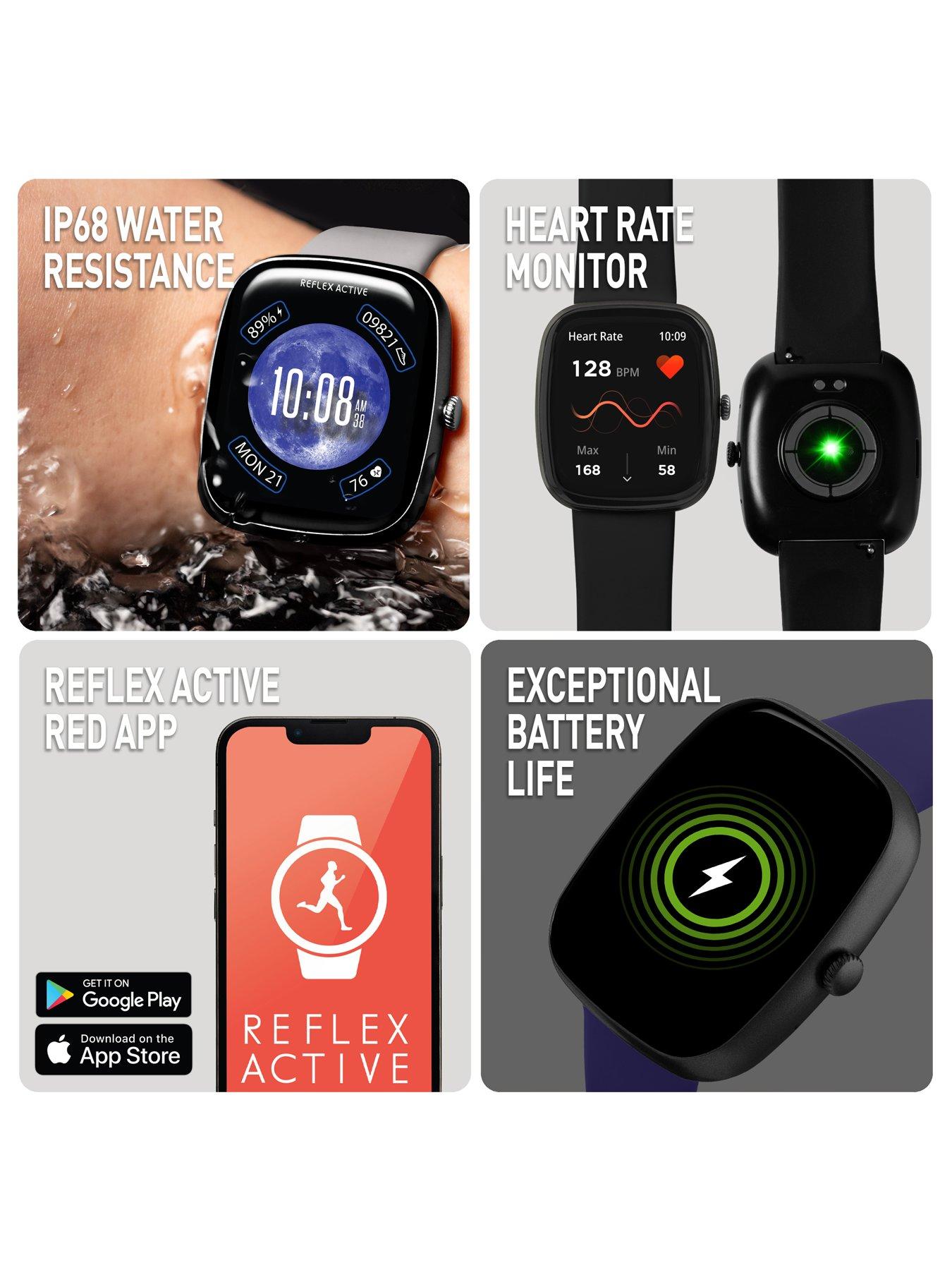 Image 3 of 6 of Reflex Active Reflex Active Series 50 Smart Black Calling Watch Interchangeable Set