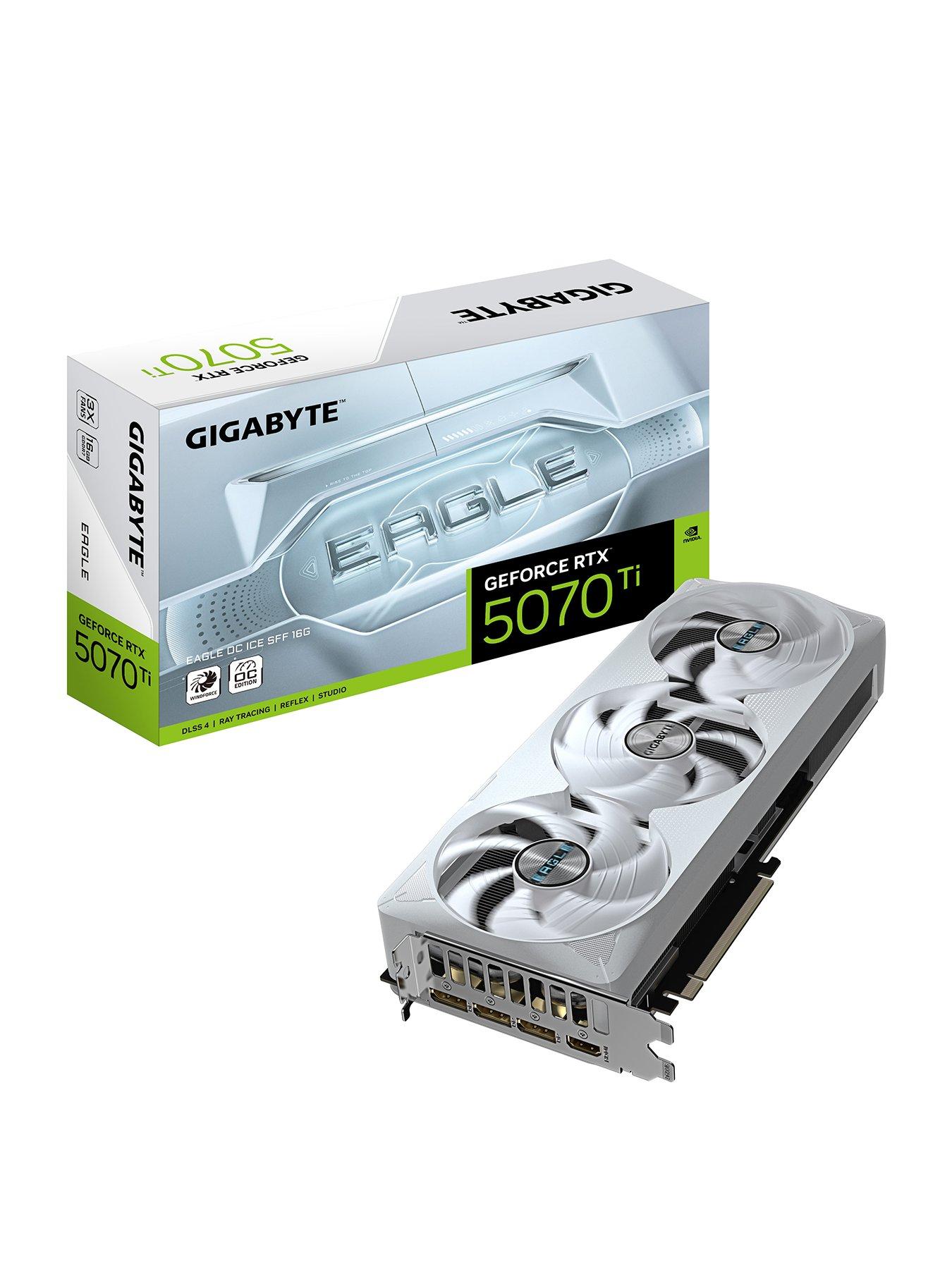 GIGABYTE GeForce RTX 5070 Ti EAGLE Overclocked ICE SFF 16GB Graphics Card