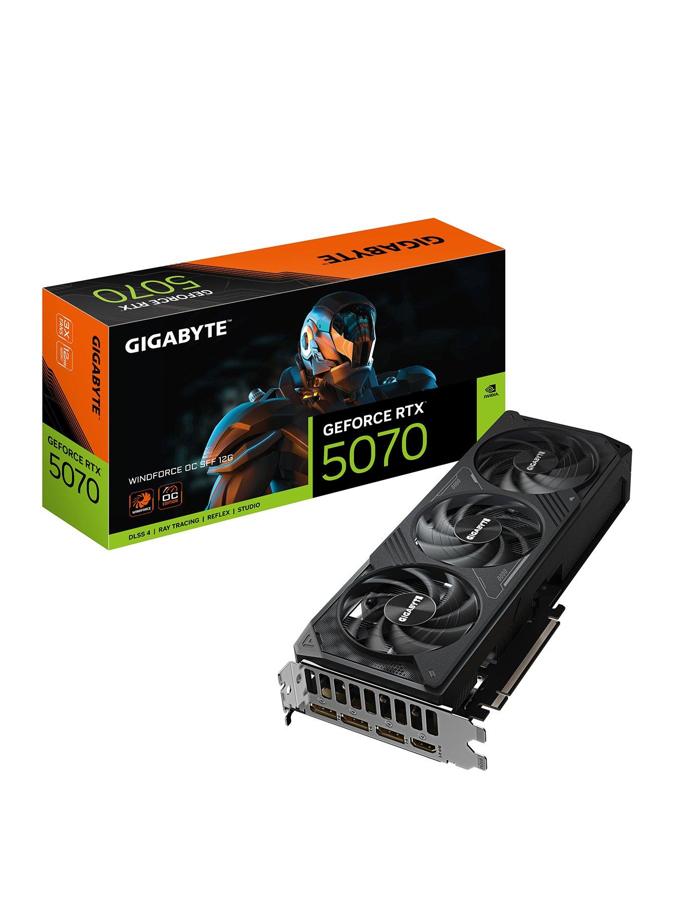 Image 1 of 7 of GIGABYTE GeForce RTX 5070 WINDFORCE Overclocked 12GB Graphics Card