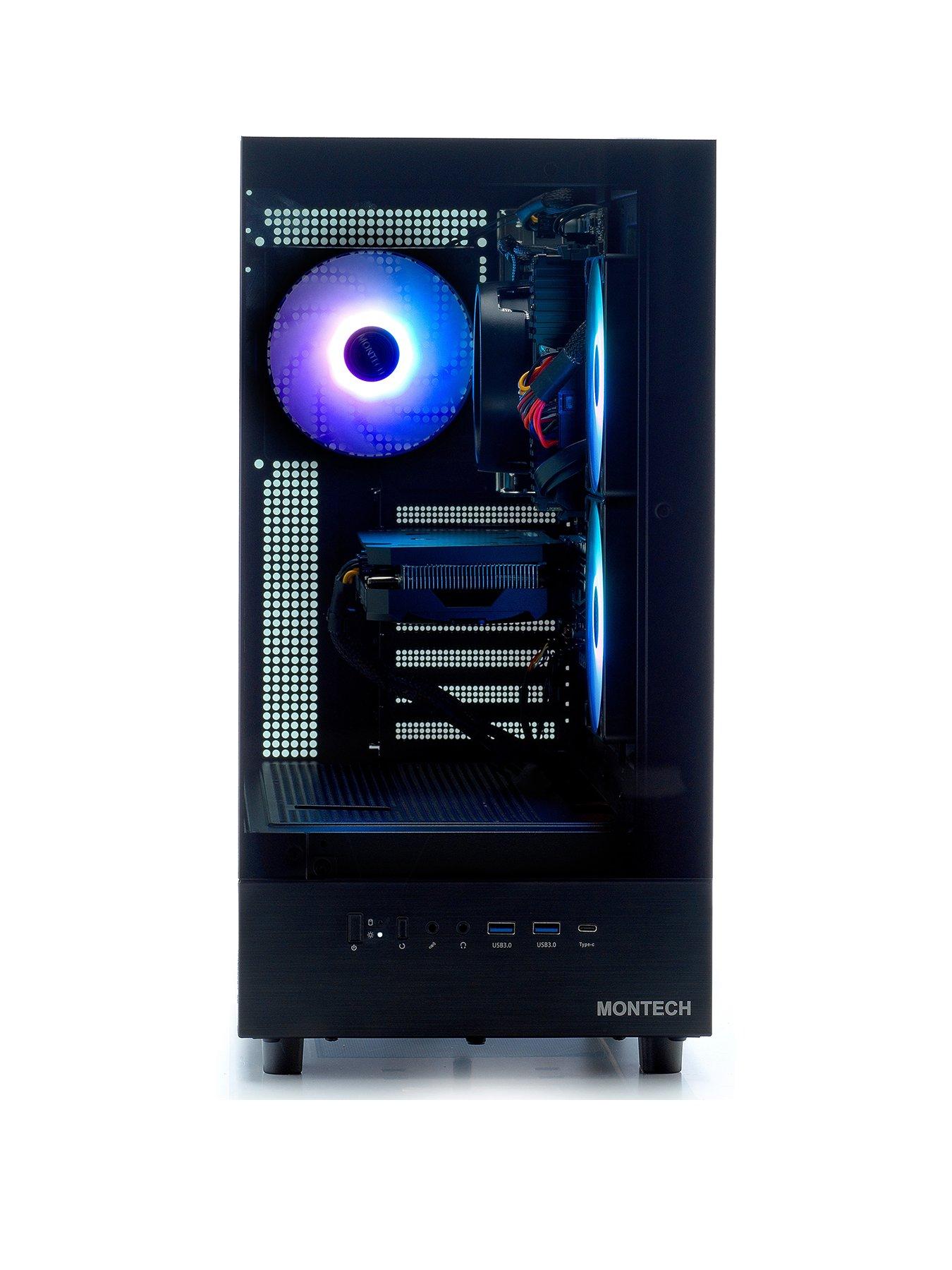 Stormforce Vortex XR Gaming Desktop - GeForce RTX 5070 - AMD Ryzen 5 - 32GB RAM 1TB SSD - Black