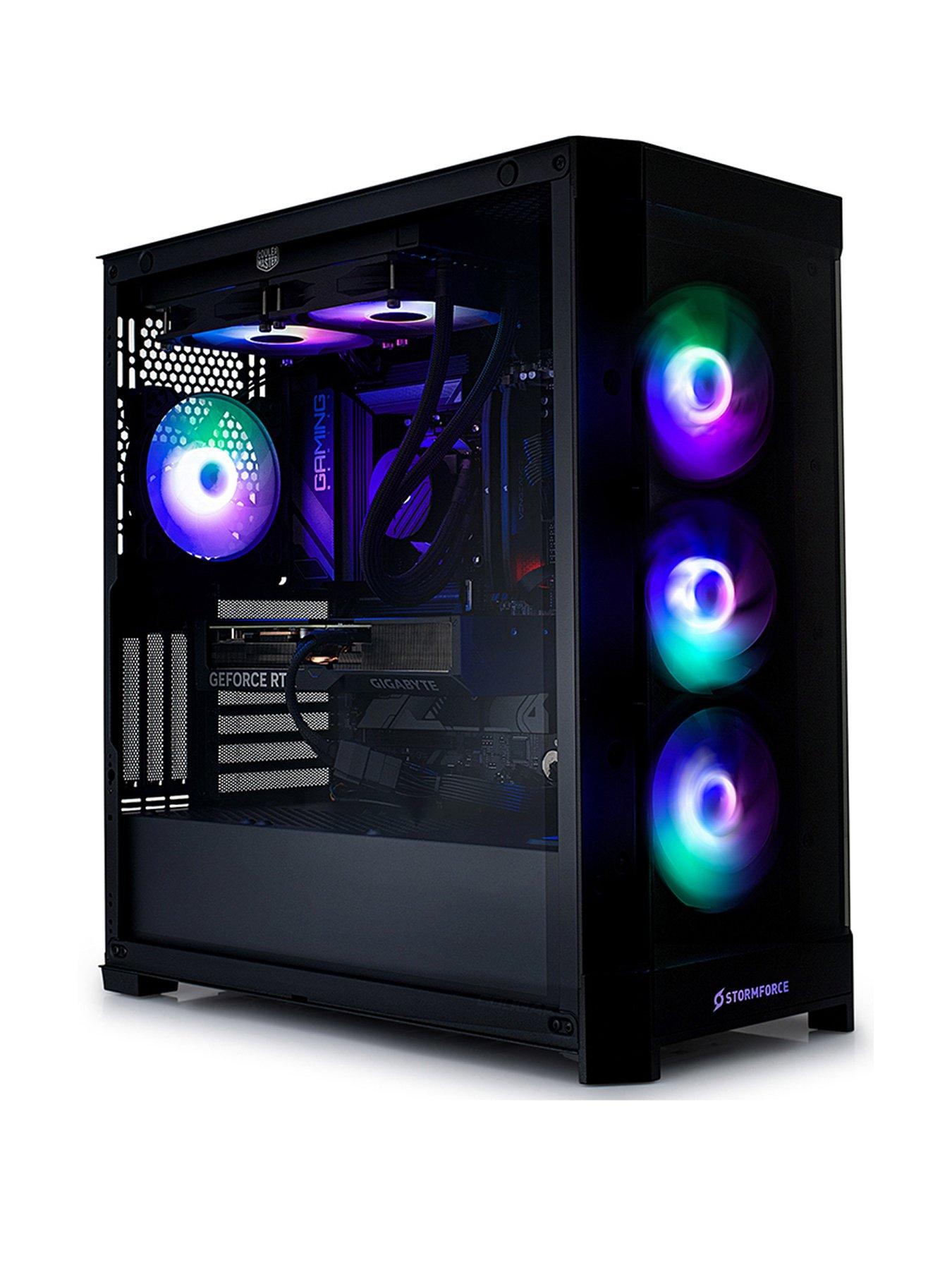 stormforce-duoface-gaming-desktop-geforce-rtx-5070-tinbspamd-ryzen-7-32gb-ram-2tb-ssd-black