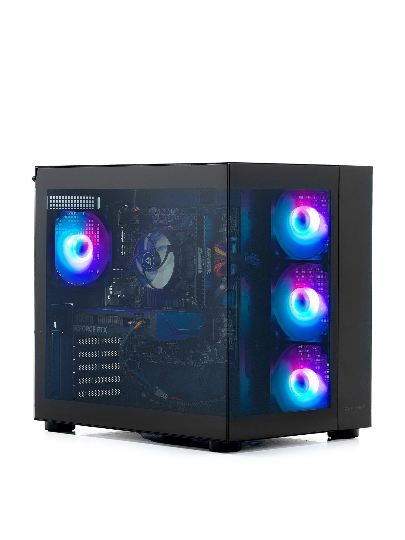 Stormforce FV150 Gaming Desktop - GeForce RTX 5070 Ti, Intel Core i5, 32GB RAM, 2TB SSD - Black