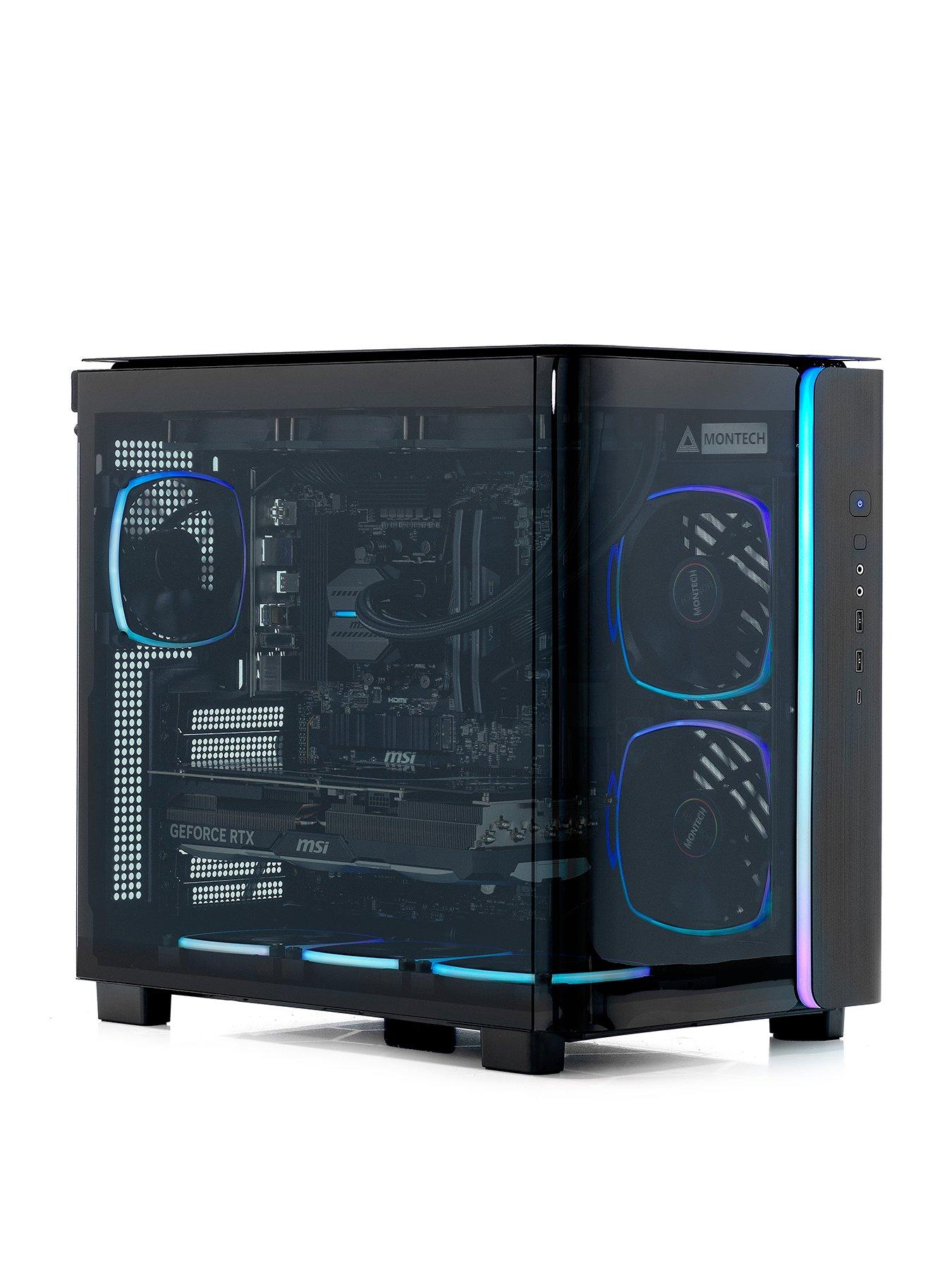 Stormforce Vortex King 95 Gaming Desktop - GeForce RTX 5080, Intel Core i7, 32GB RAM. 2TB SSD - Black