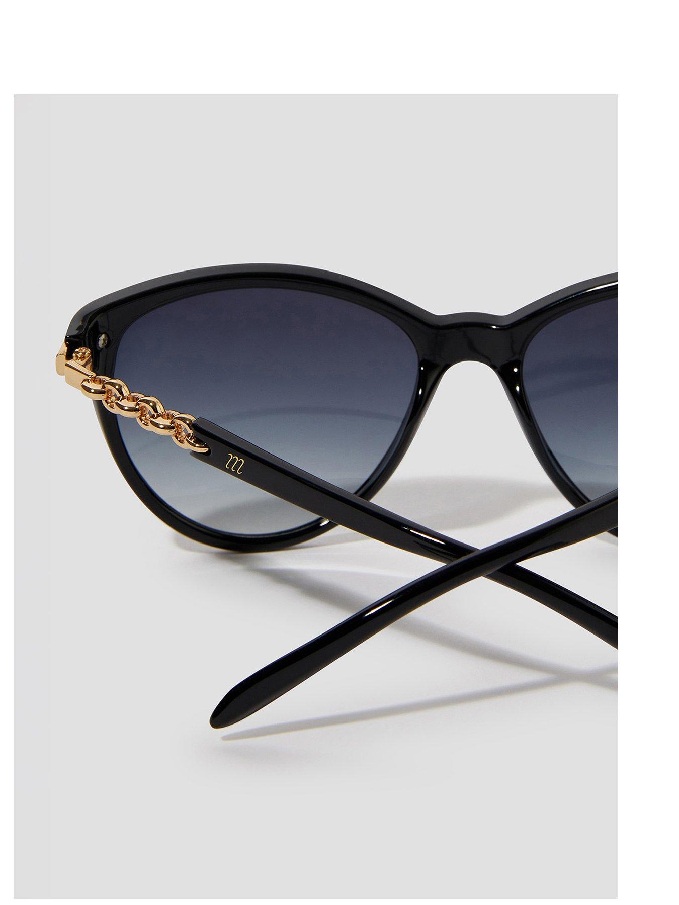 Monsoon Cat Eye Sunglasses - Black