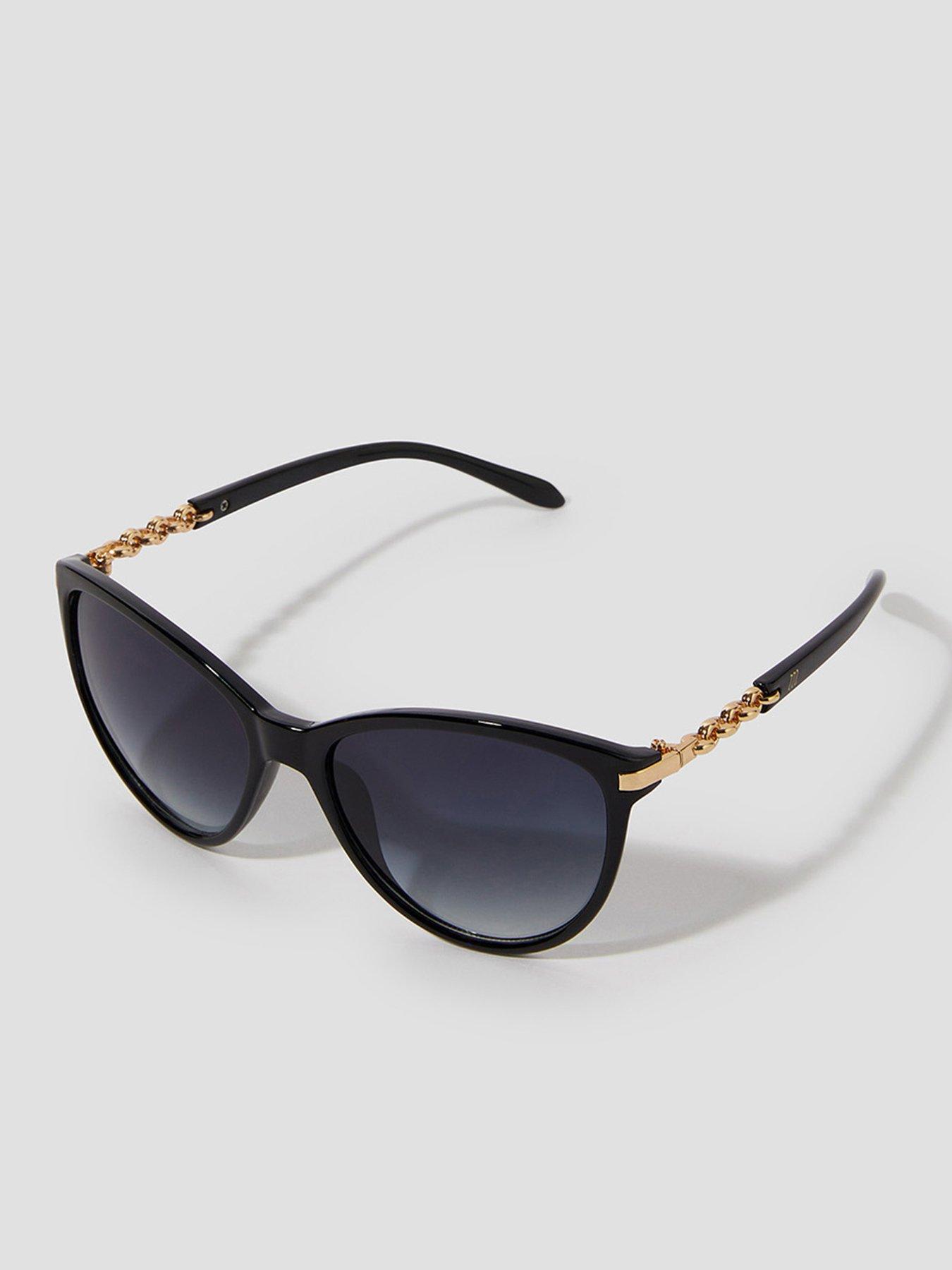 Image 2 of 2 of Monsoon Cat Eye Sunglasses - Black