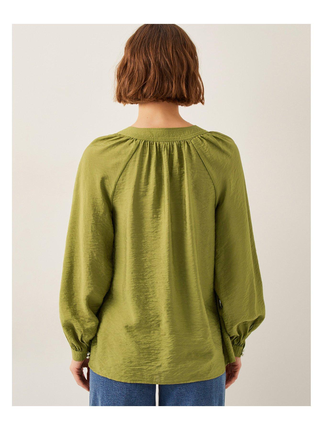 monsoon-aya-blouse-greenstillFront