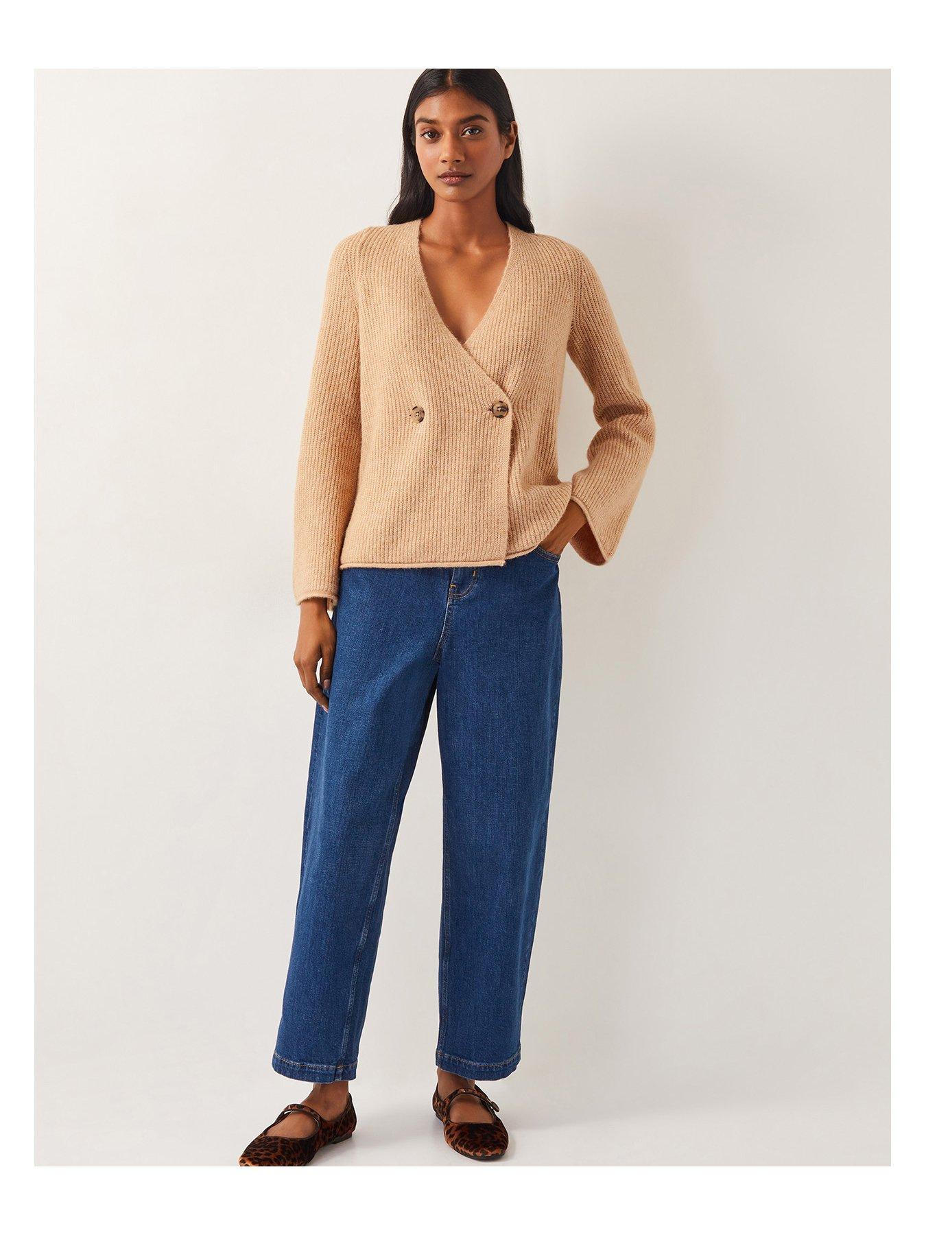 Image 4 of 5 of Monsoon Sula Supersoft Cardi - Camel