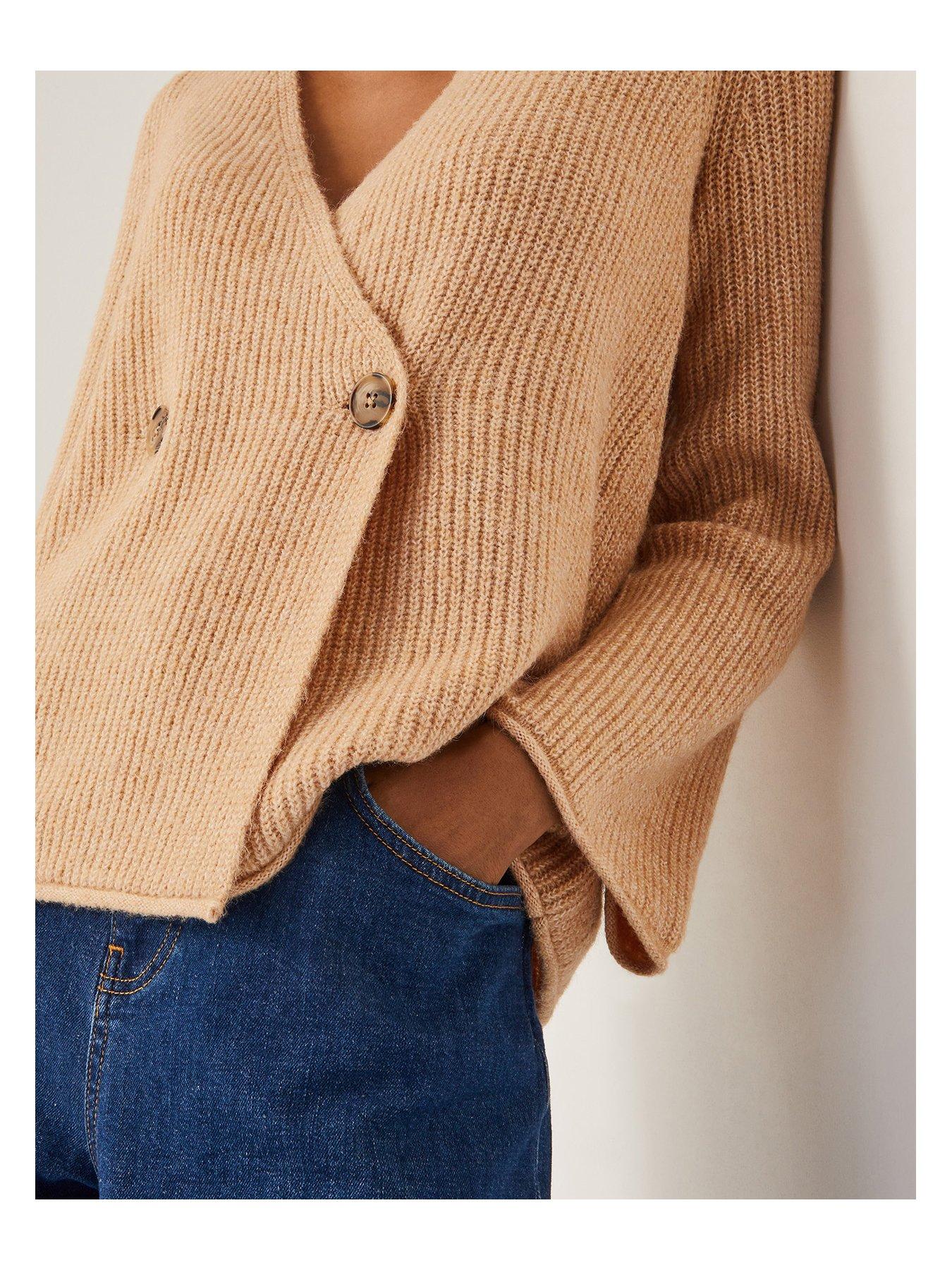 Image 5 of 5 of Monsoon Sula Supersoft Cardi - Camel