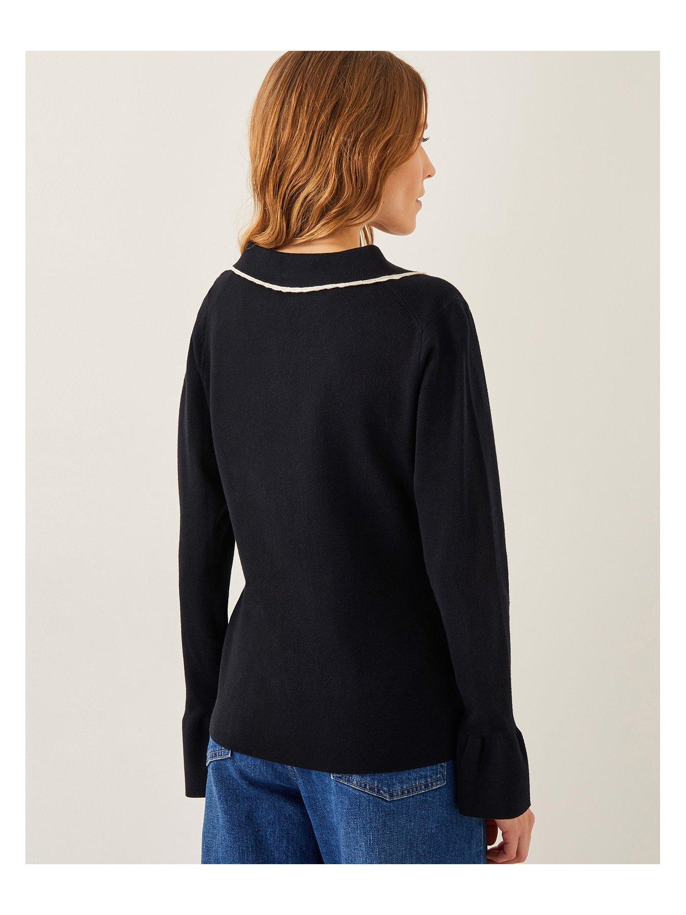 monsoon-bray-button-cardigan-blackstillFront