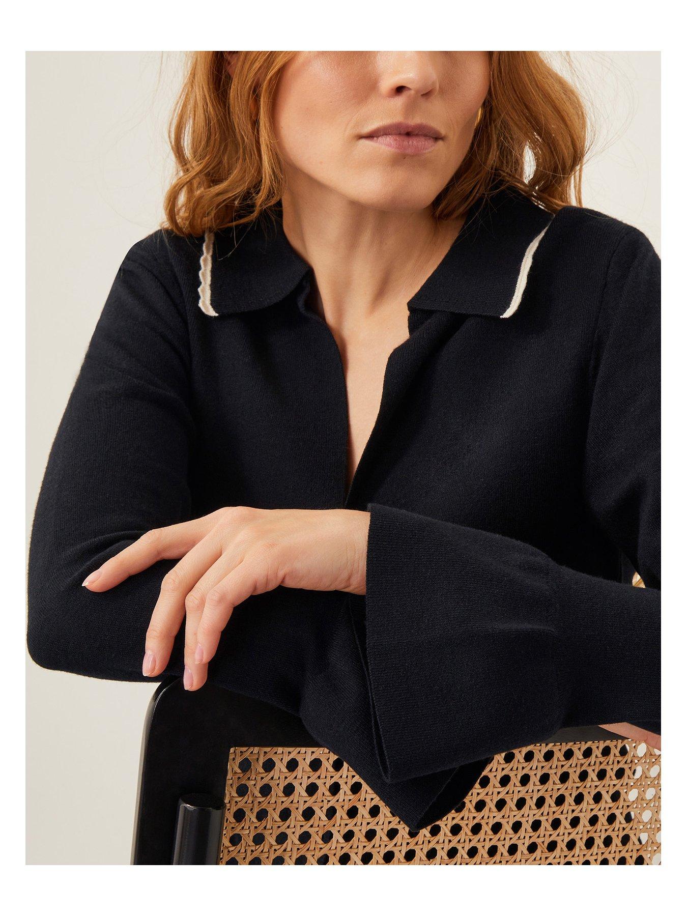 monsoon-bray-button-cardigan-blackdetail
