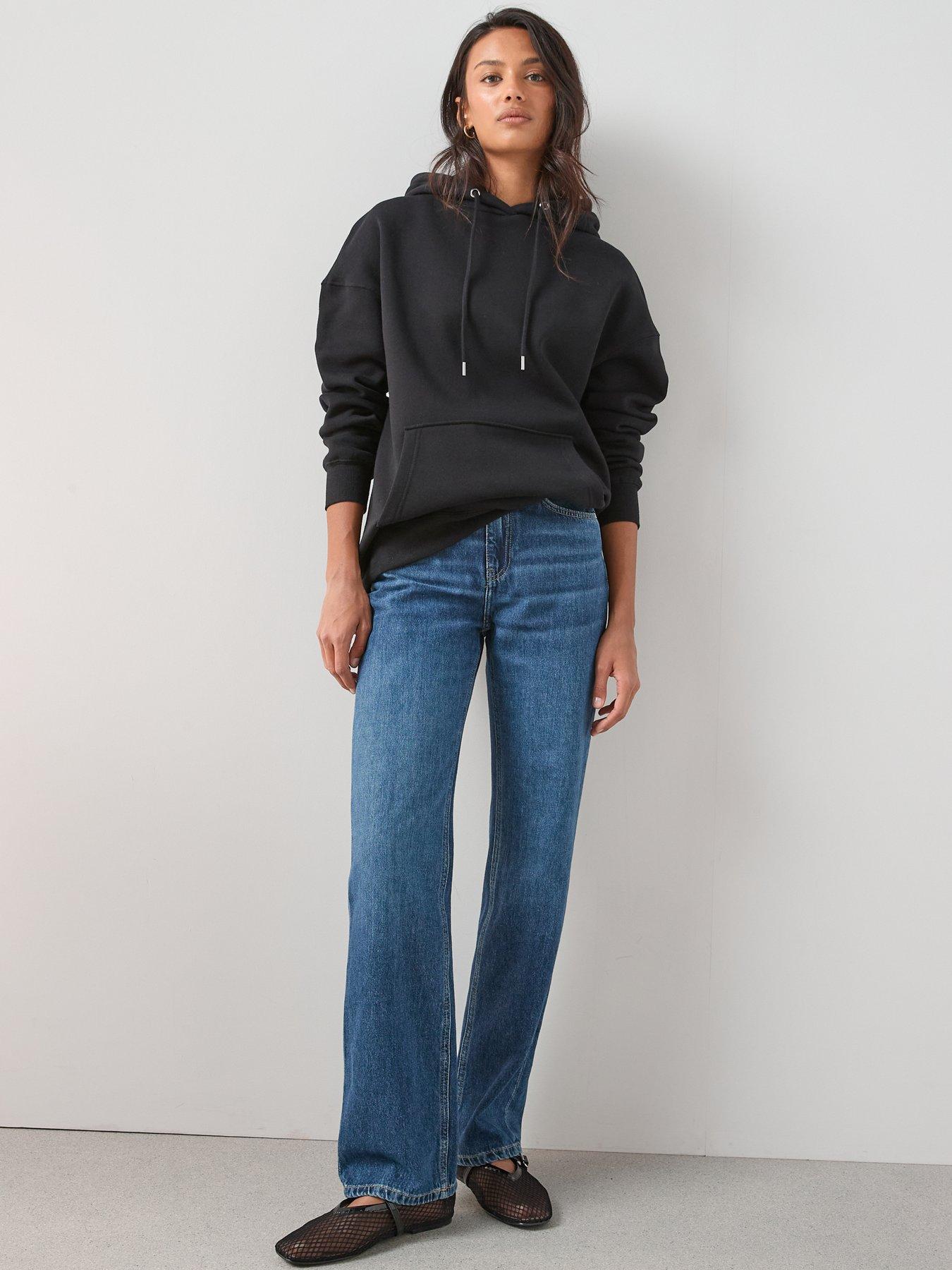 Image 6 of 6 of The Very Collection The Essential Oversized Hoodie - Black