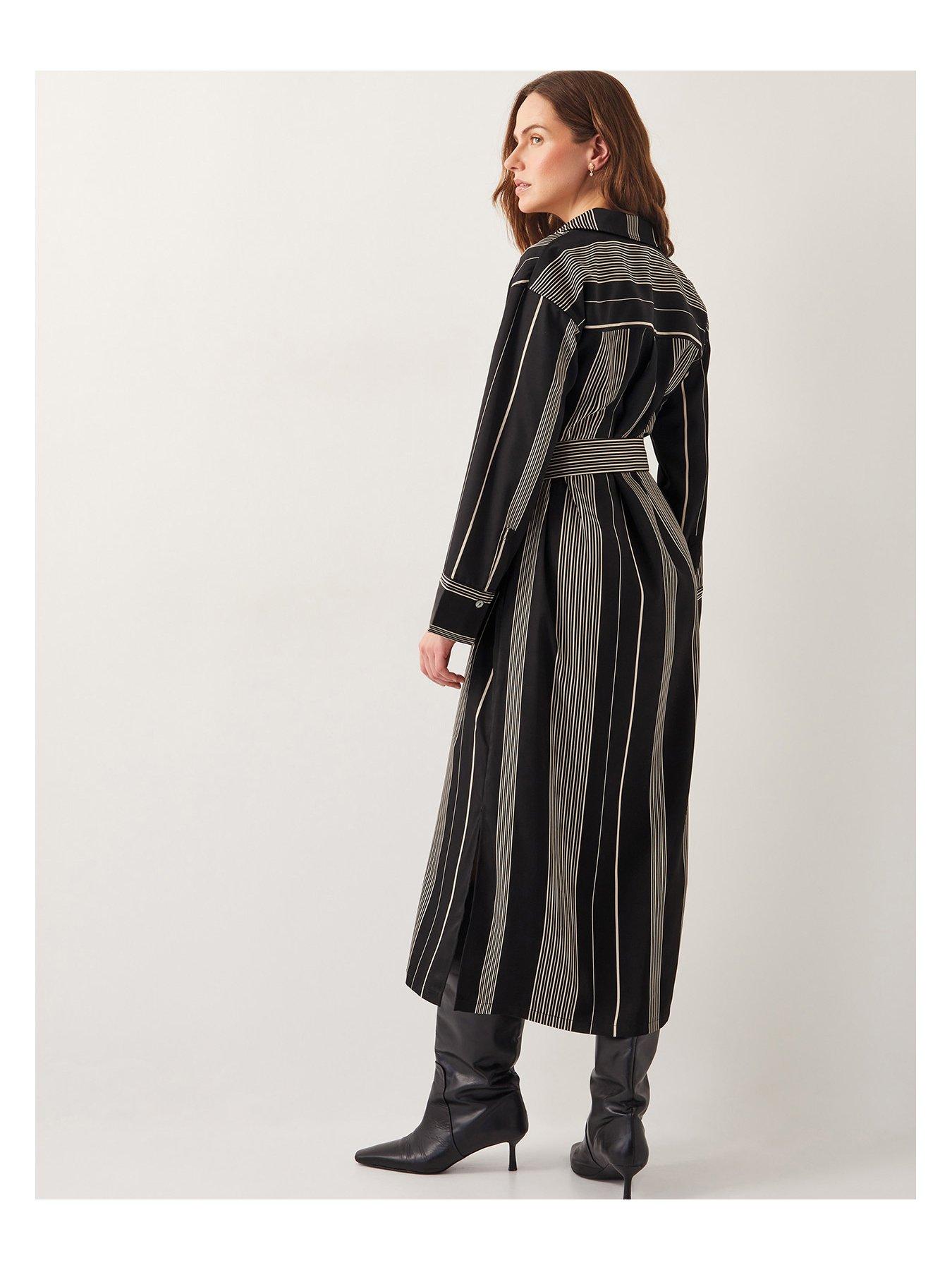 monsoon-andi-stripe-midi-shirt-dress-blackstillFront