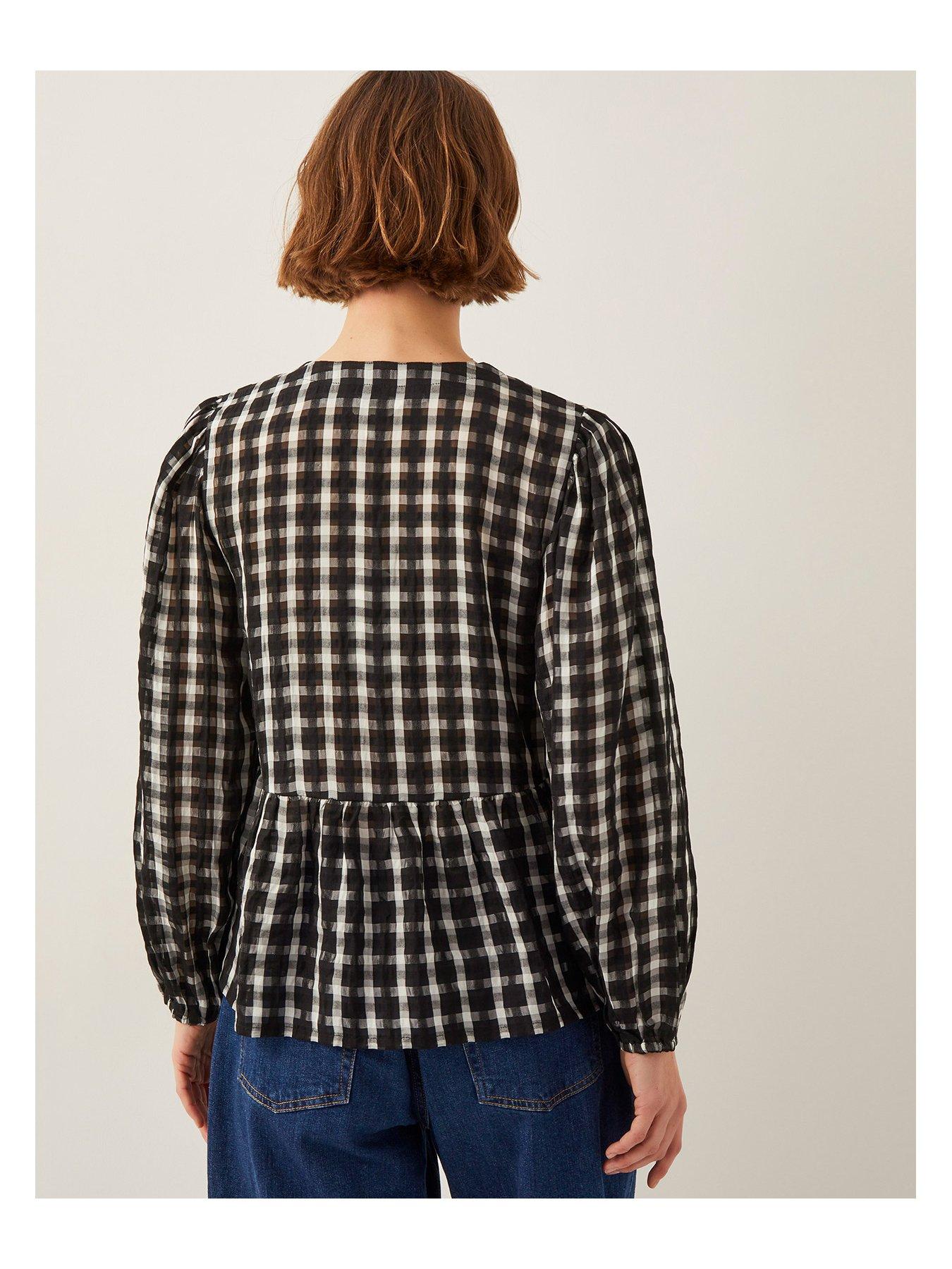 monsoon-violet-check-blouse-blackstillFront