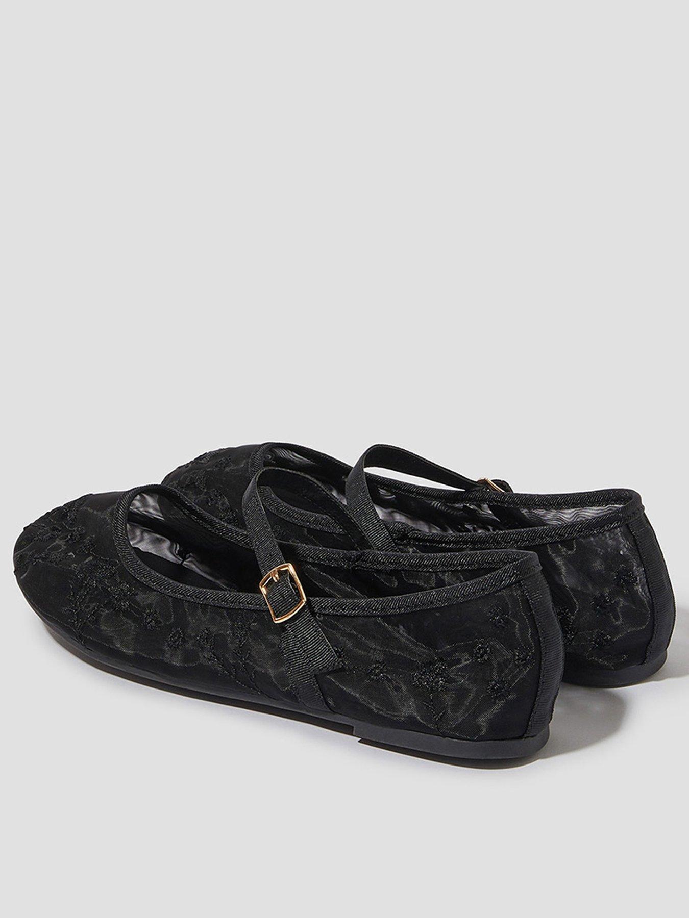 monsoon-vela-emb-mesh-ballerina-blackback