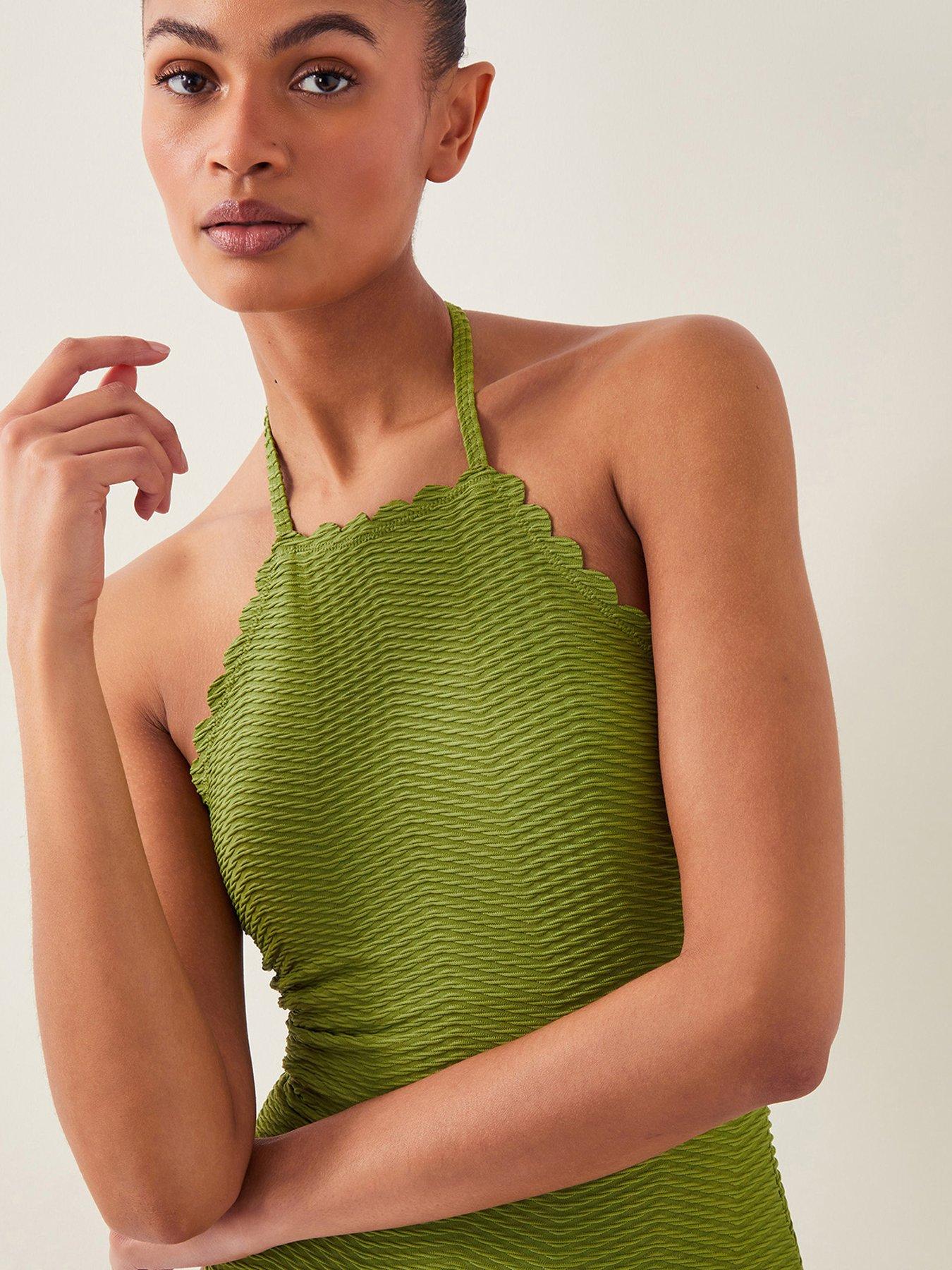 Image 4 of 5 of Monsoon Alina Swimsuit - Green