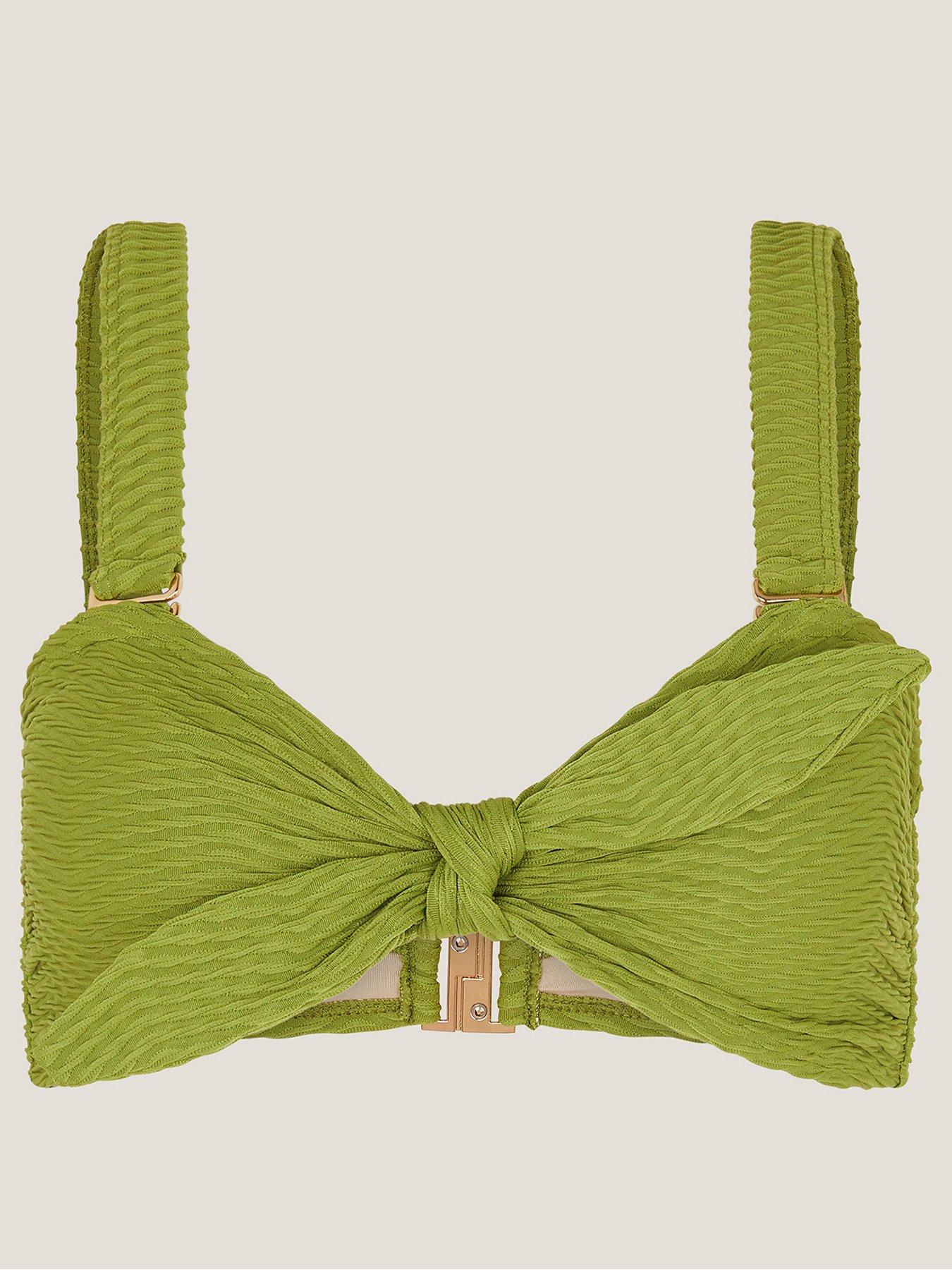 Image 3 of 5 of Monsoon Alina Bikini Top - Green