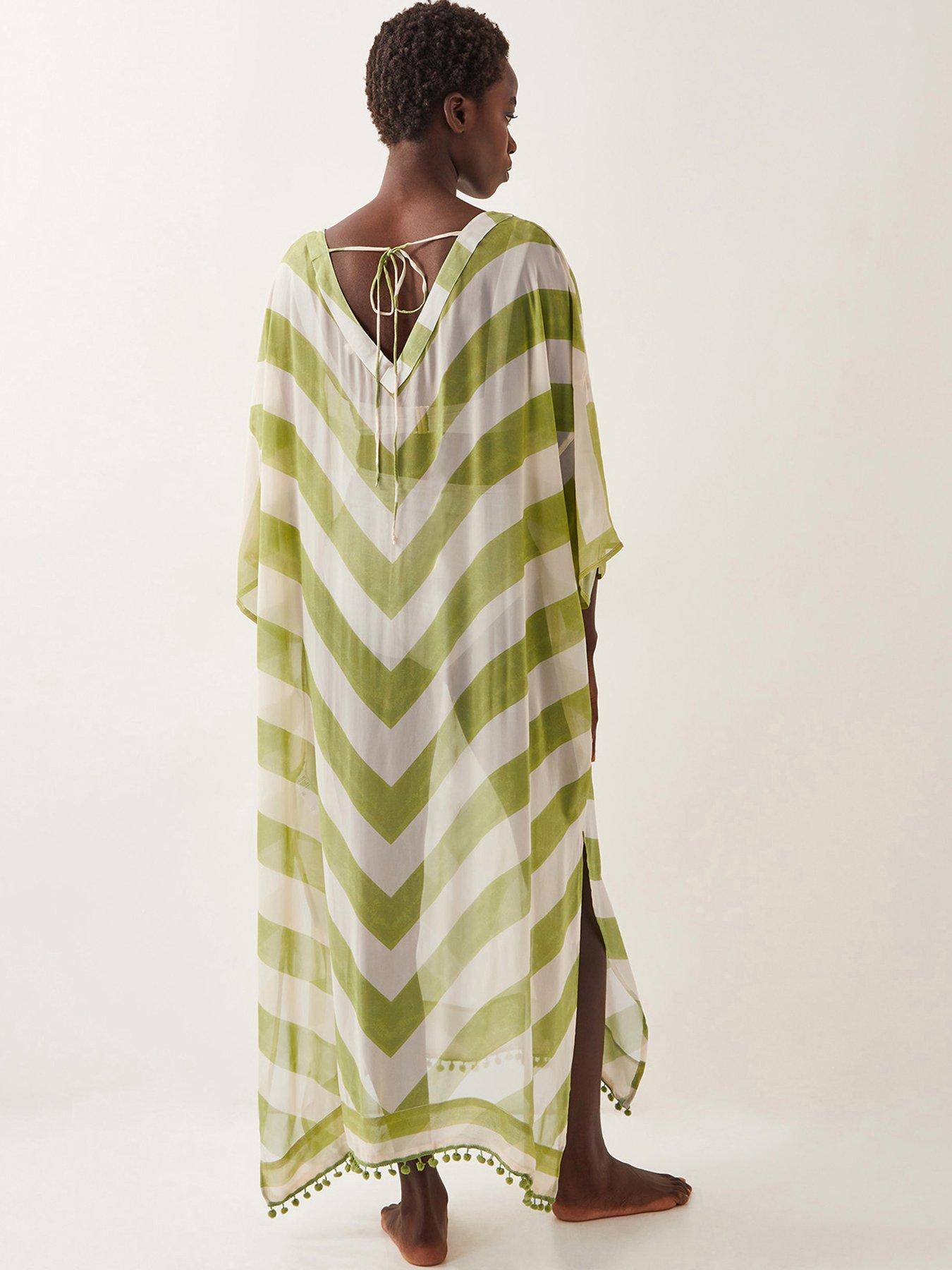 monsoon-sorcha-stripe-kaftan-greenstillFront