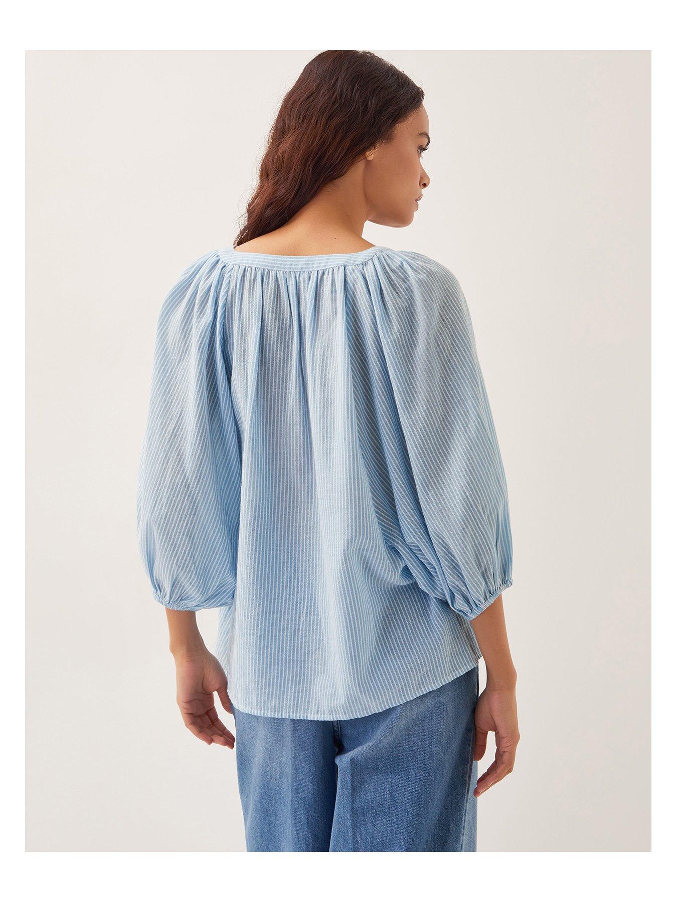 monsoon-avery-stripe-blouse-bluestillFront