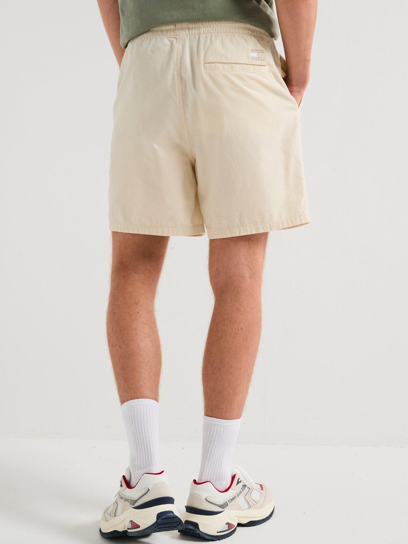 tommy-jeans-light-corduroy-shorts-beigestillFront