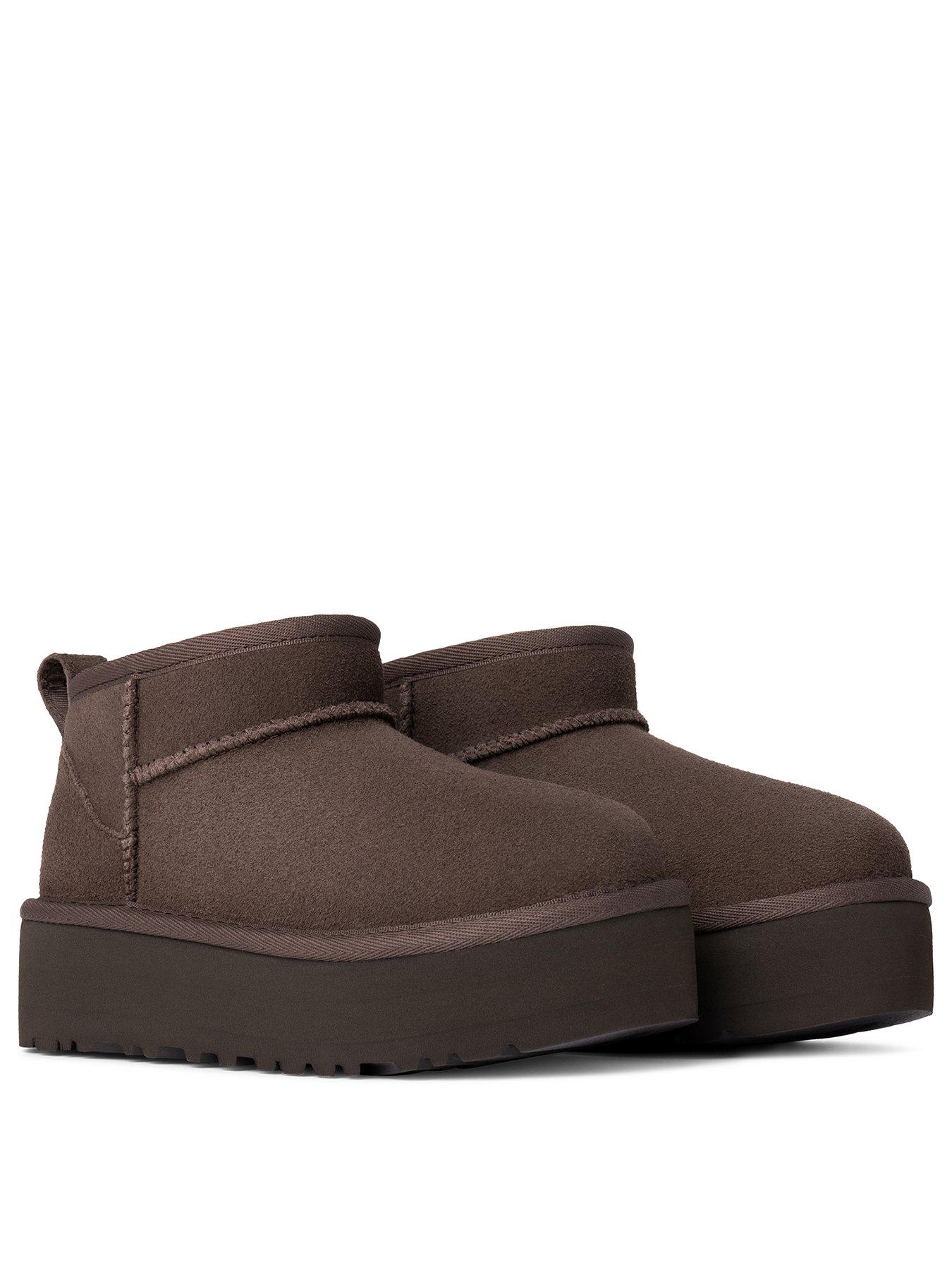 ugg-k-classic-ultra-mini-platform-bootsnbsp-dark-brownstillFront