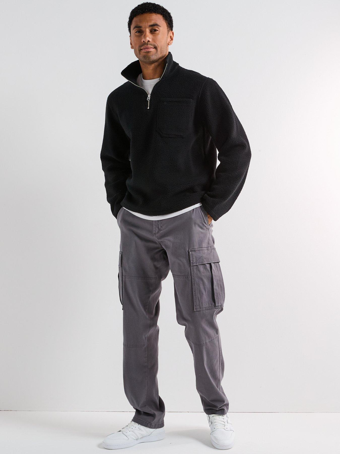 Image 3 of 6 of Jack & Jones Kane Jonnie Cargo Pants - Grey