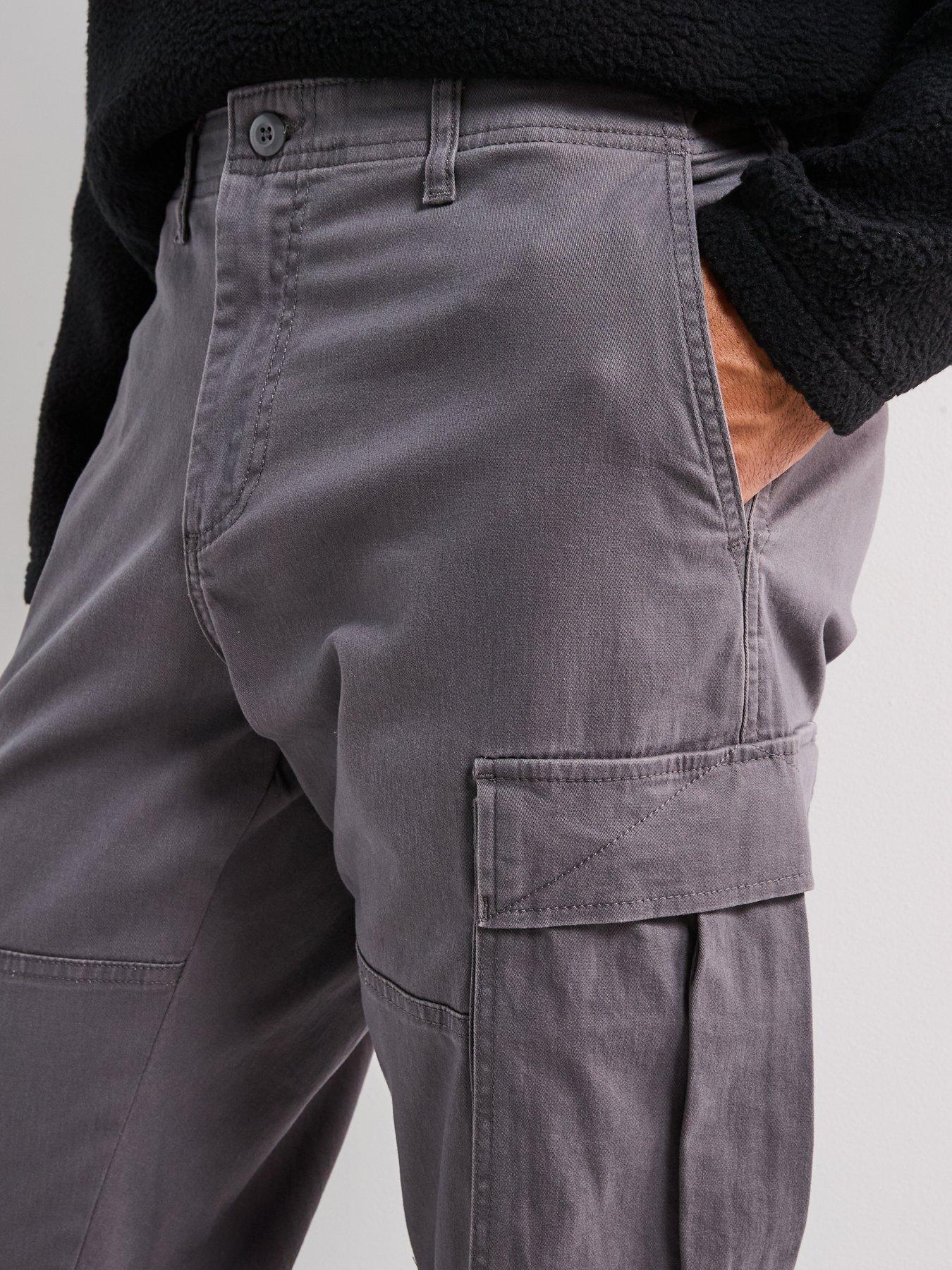 Image 5 of 6 of Jack & Jones Kane Jonnie Cargo Pants - Grey