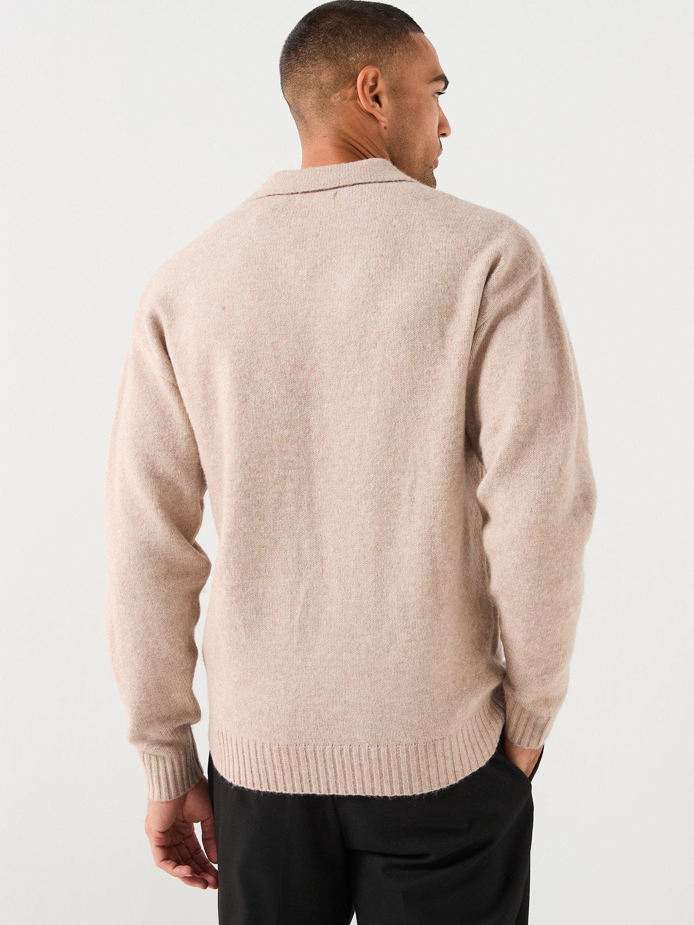 jack-jones-ollie-open-collar-knitted-jumper-creamstillFront