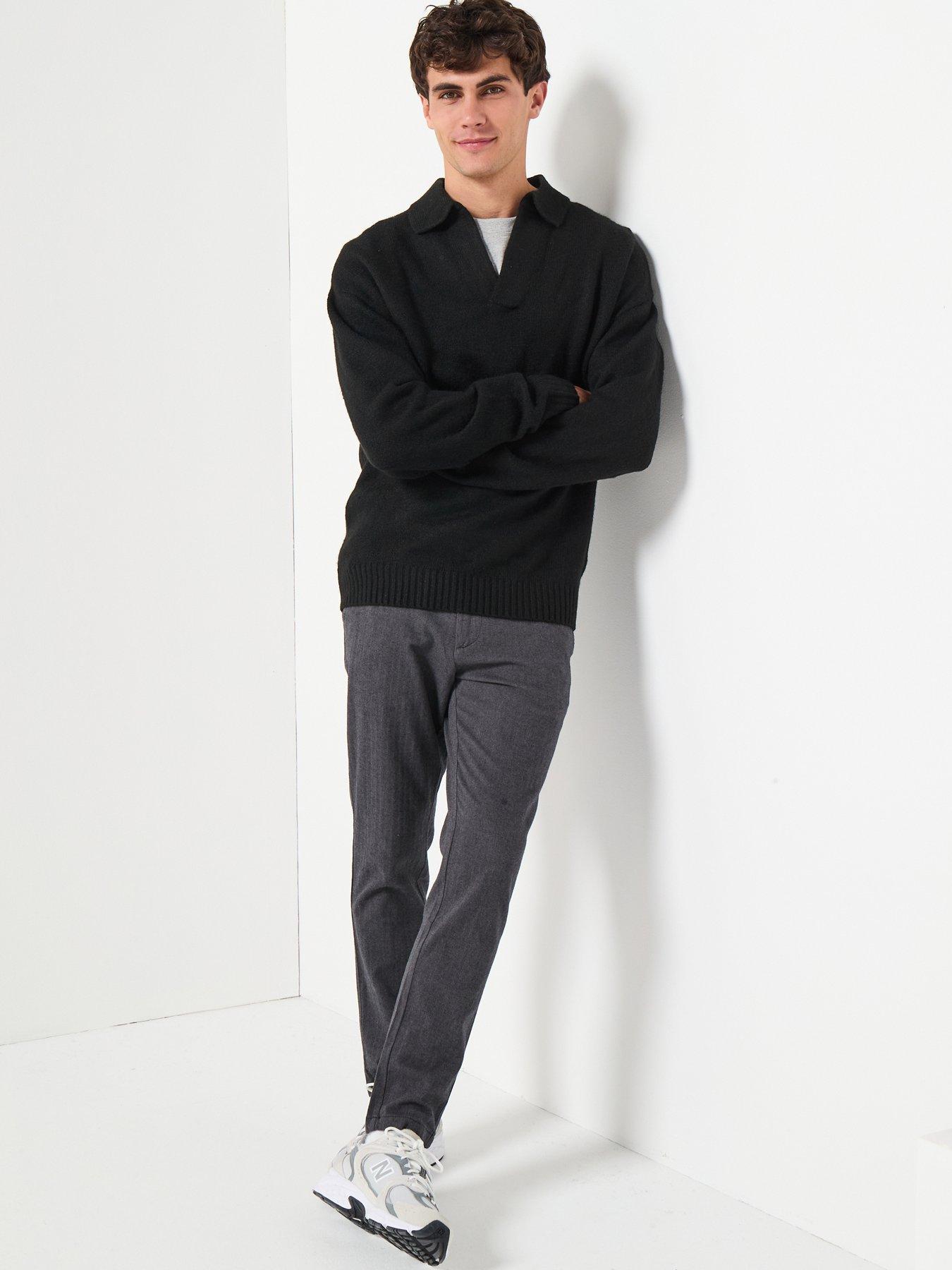 jack-jones-ollie-open-collar-knitted-jumper-blackback