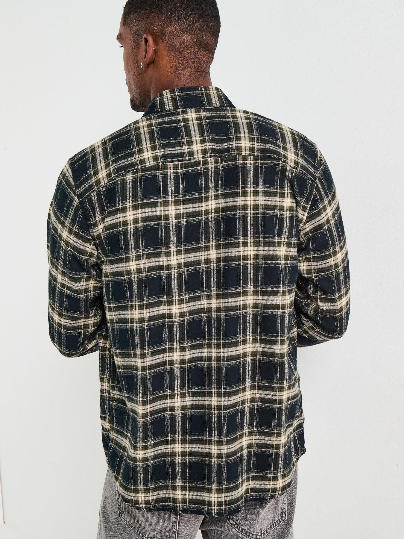 Image 2 of 6 of Jack & Jones Joshua Long Sleeve Check Shirt - Black