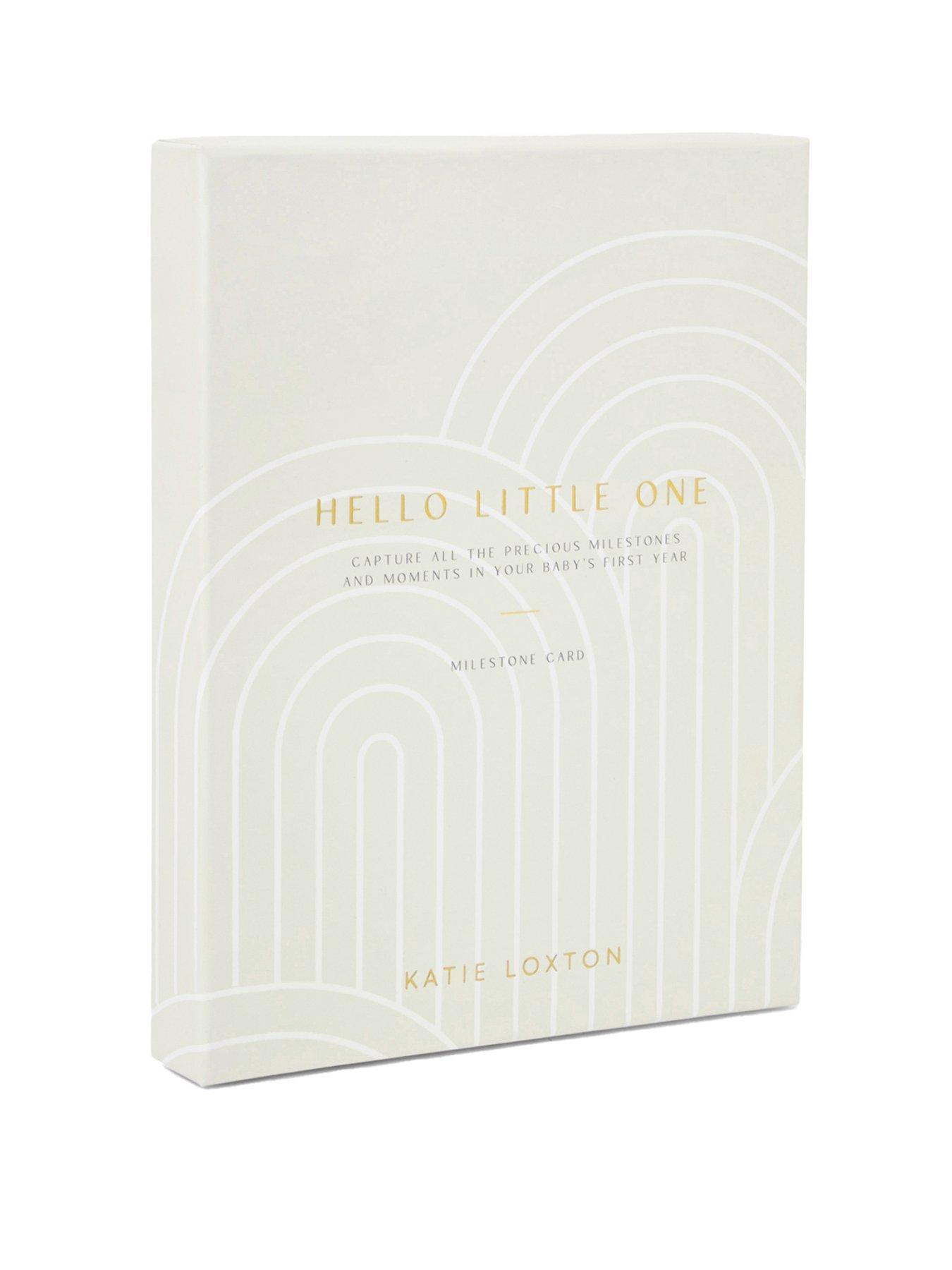 Image 2 of 4 of Katie Loxton Baby Milestone Cards , Hello Little One