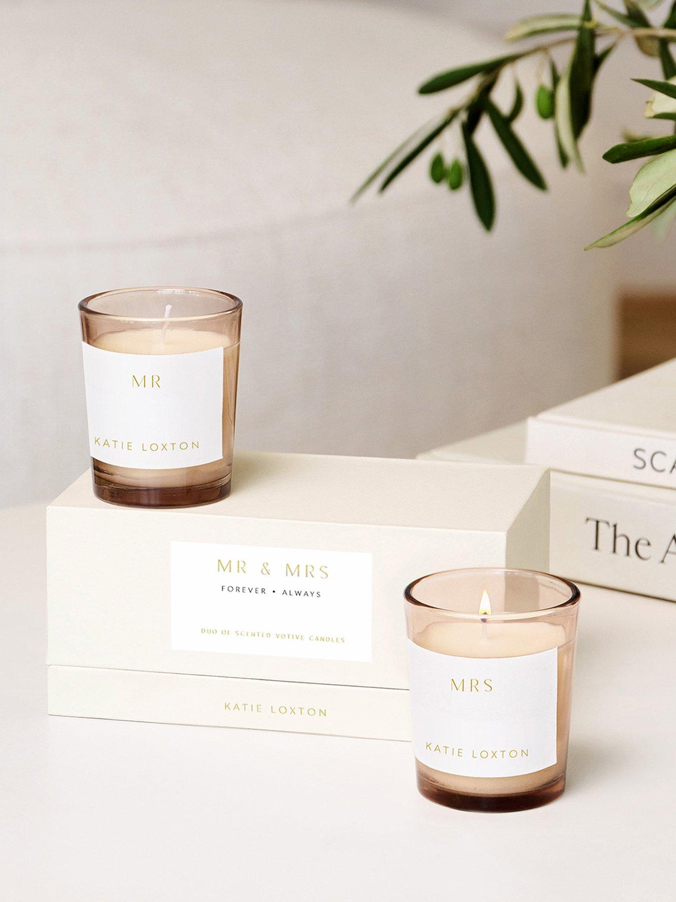 Image 1 of 3 of Katie Loxton Duo Votive Candles , Mr And Mrs