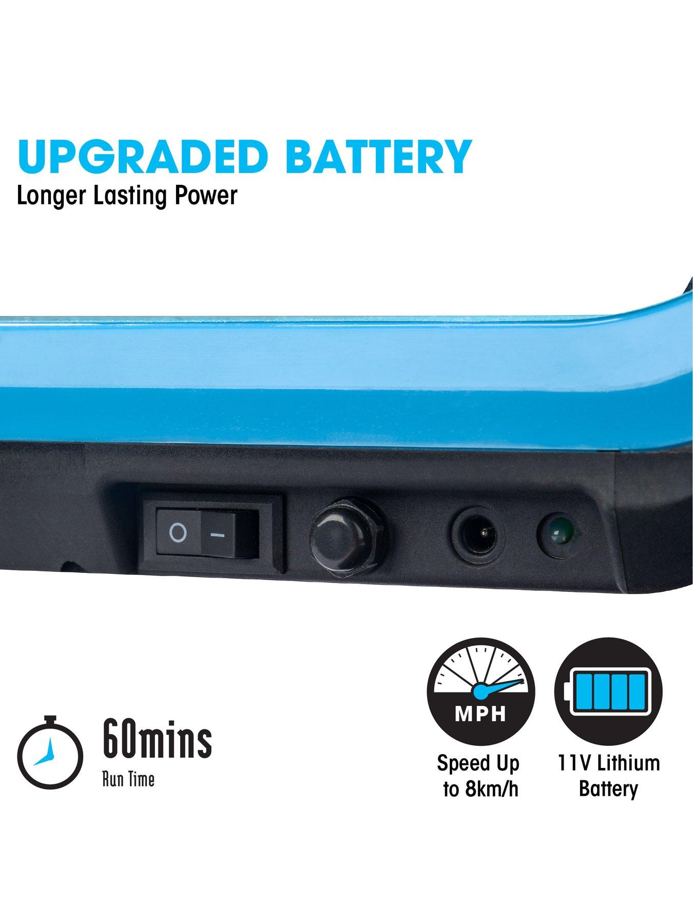 Image 3 of 7 of XOOTZ Elements Electric Folding Kids Scooter - Blue