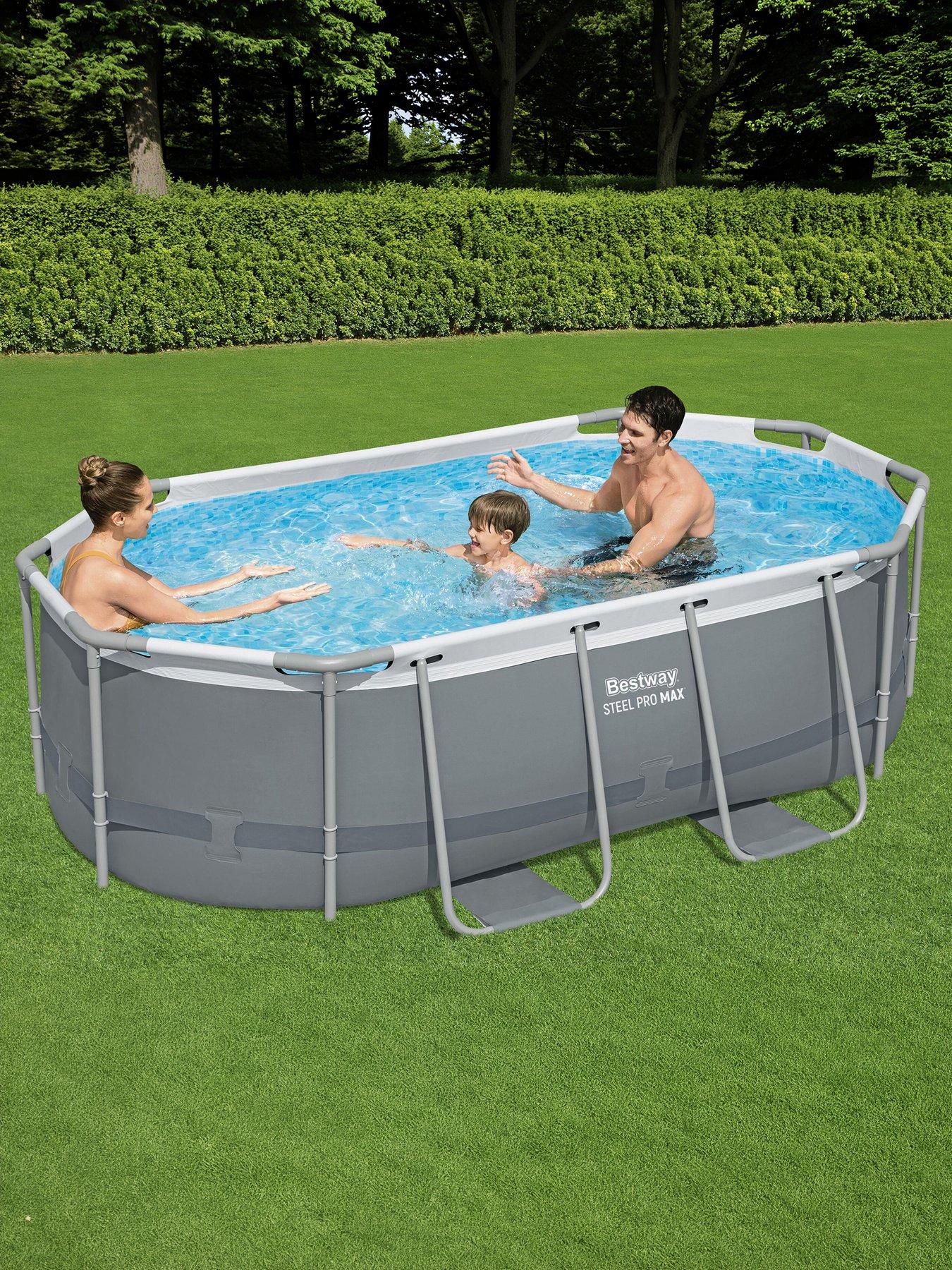 Bestway Steel Pro MAX 10ft x 6ft 7in x 33in Oval Pool Set
