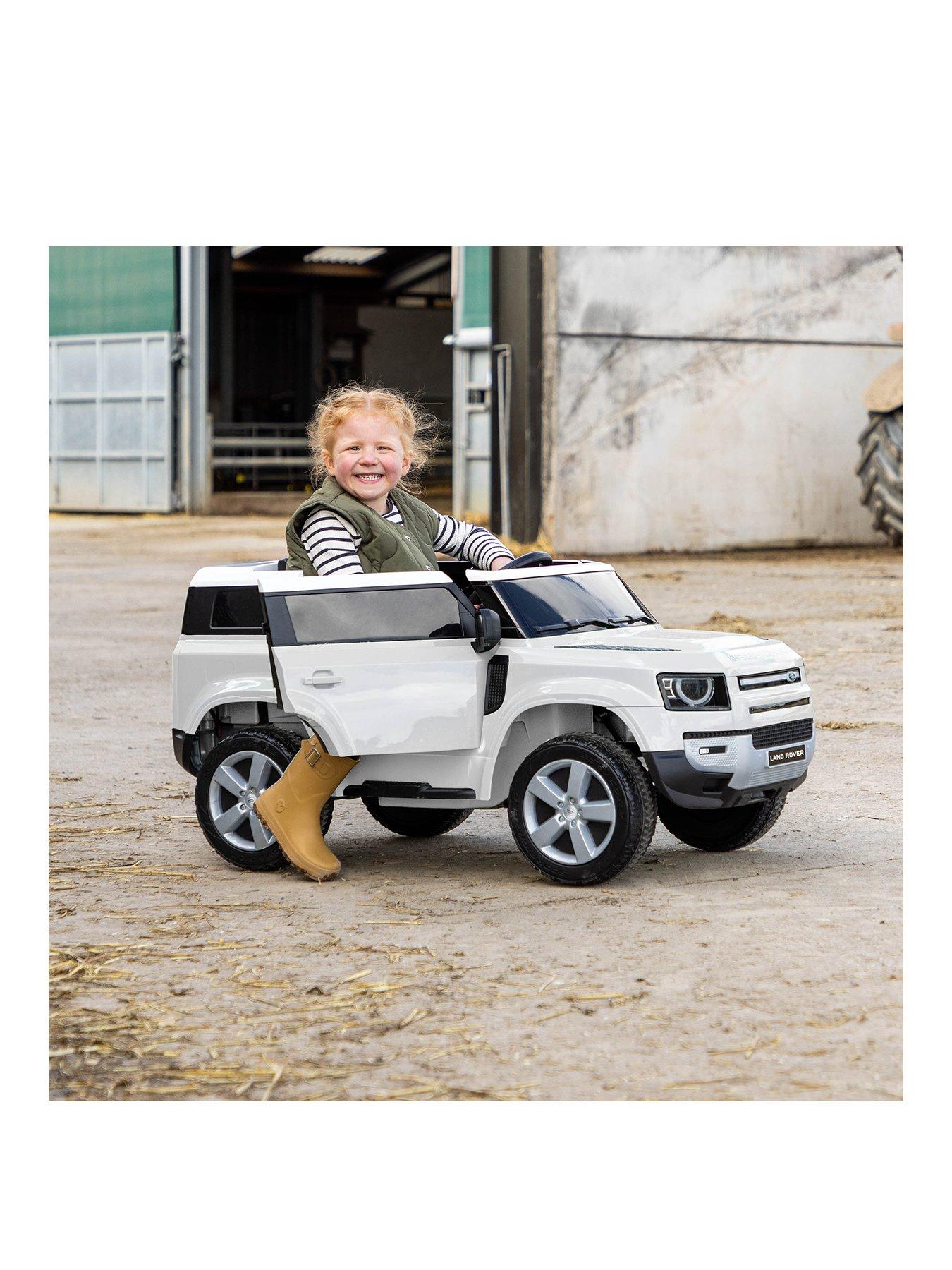 Image 1 of 7 of XOOTZ Land Rover Defender Electric Ride-On Car - White