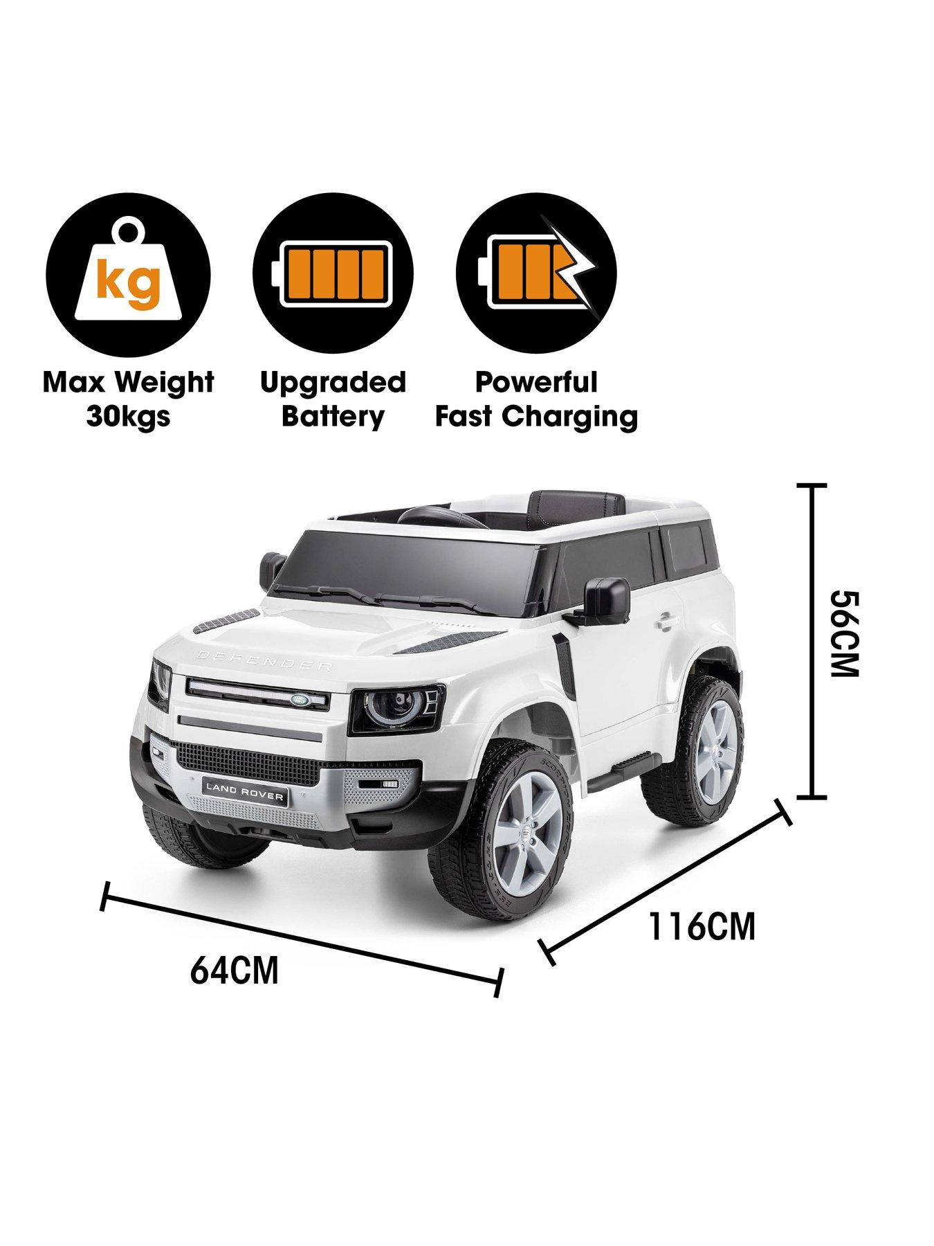 Image 7 of 7 of XOOTZ Land Rover Defender Electric Ride-On Car - White
