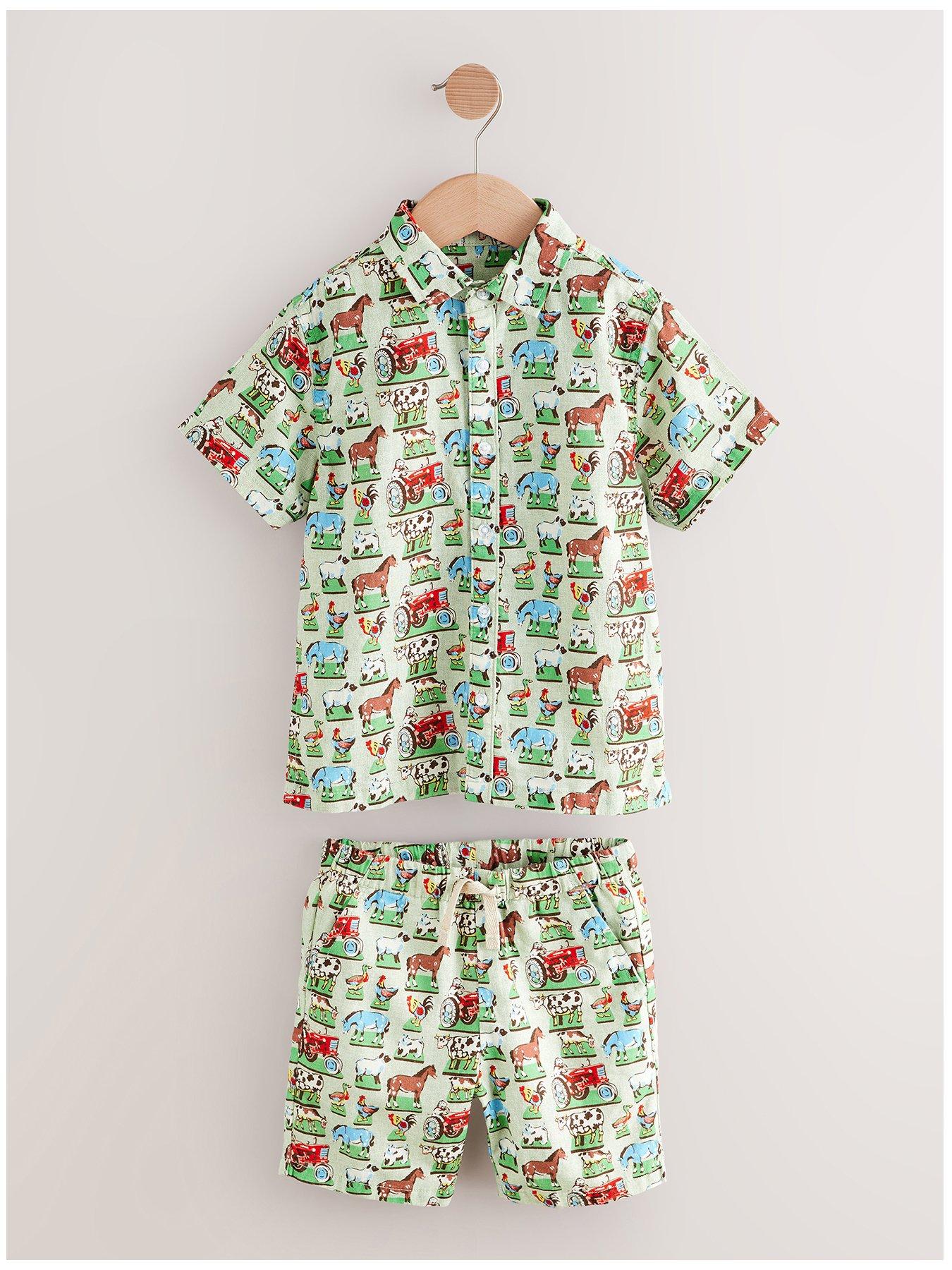 undefined Cath Kidston Linen Green Farm Set