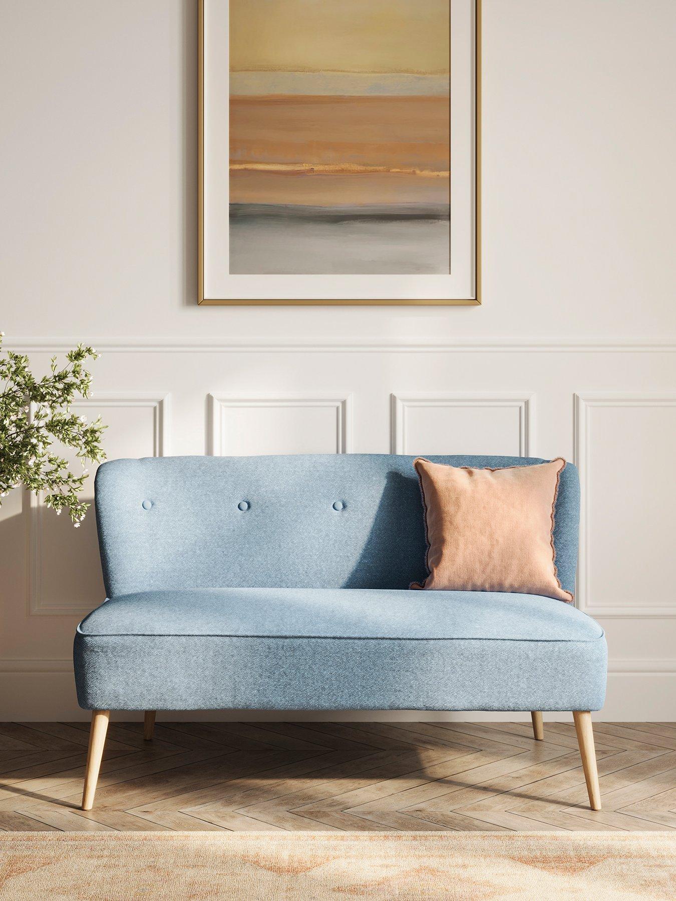 undefined Beau 2 Seater Sofa - Blue