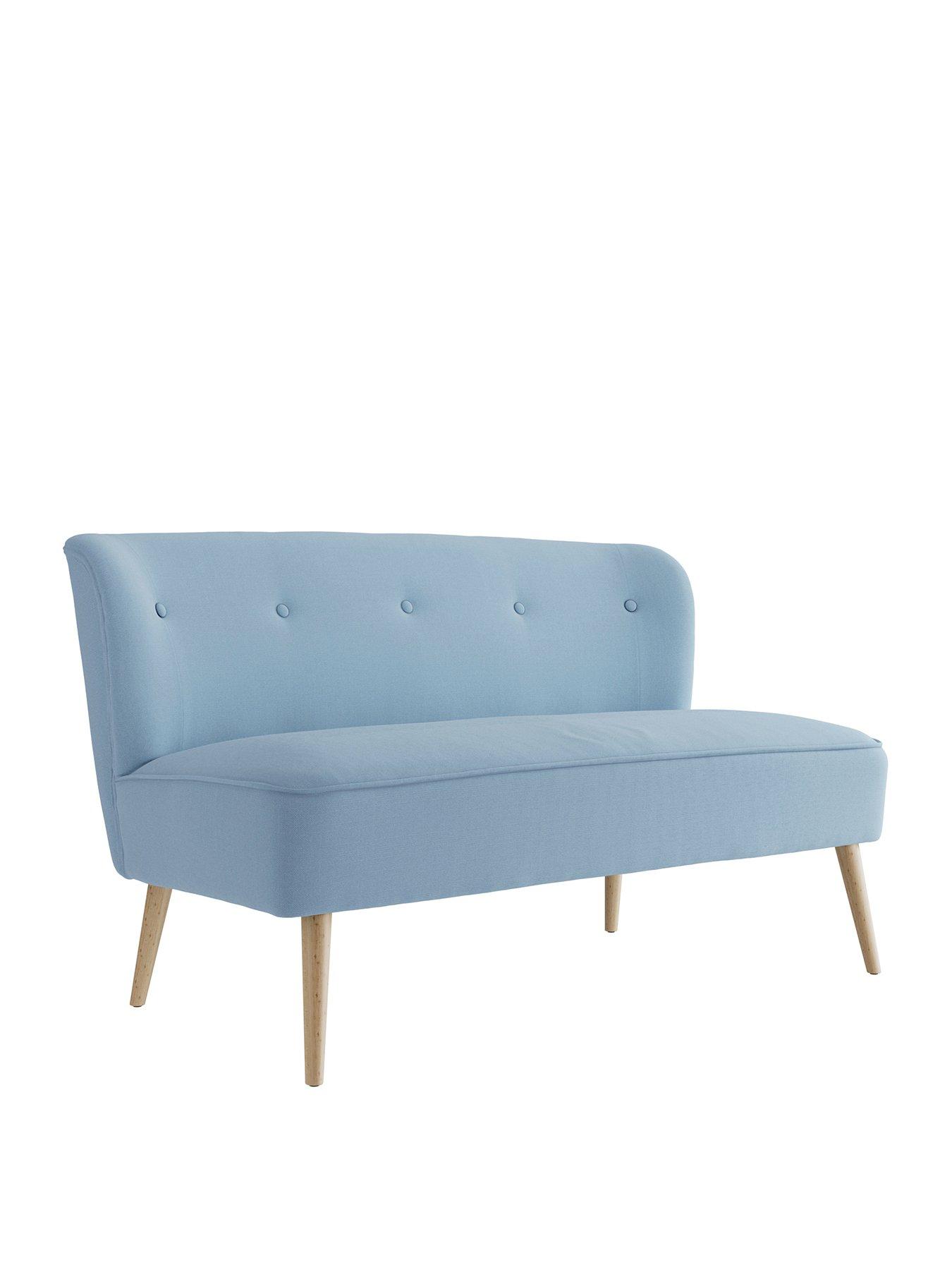 Image 3 of 5 of LPD Home Beau 2 Seater Sofa - Blue
