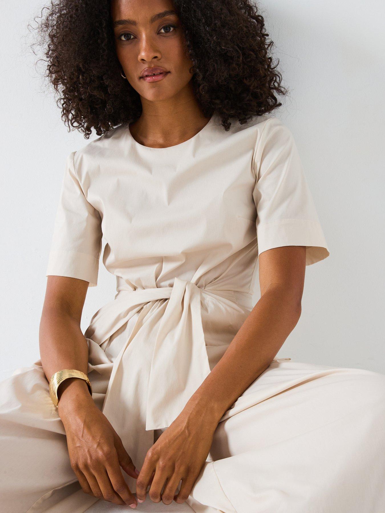 mei-meij-front-knot-round-neck-jumpsuit-whiteoutfit