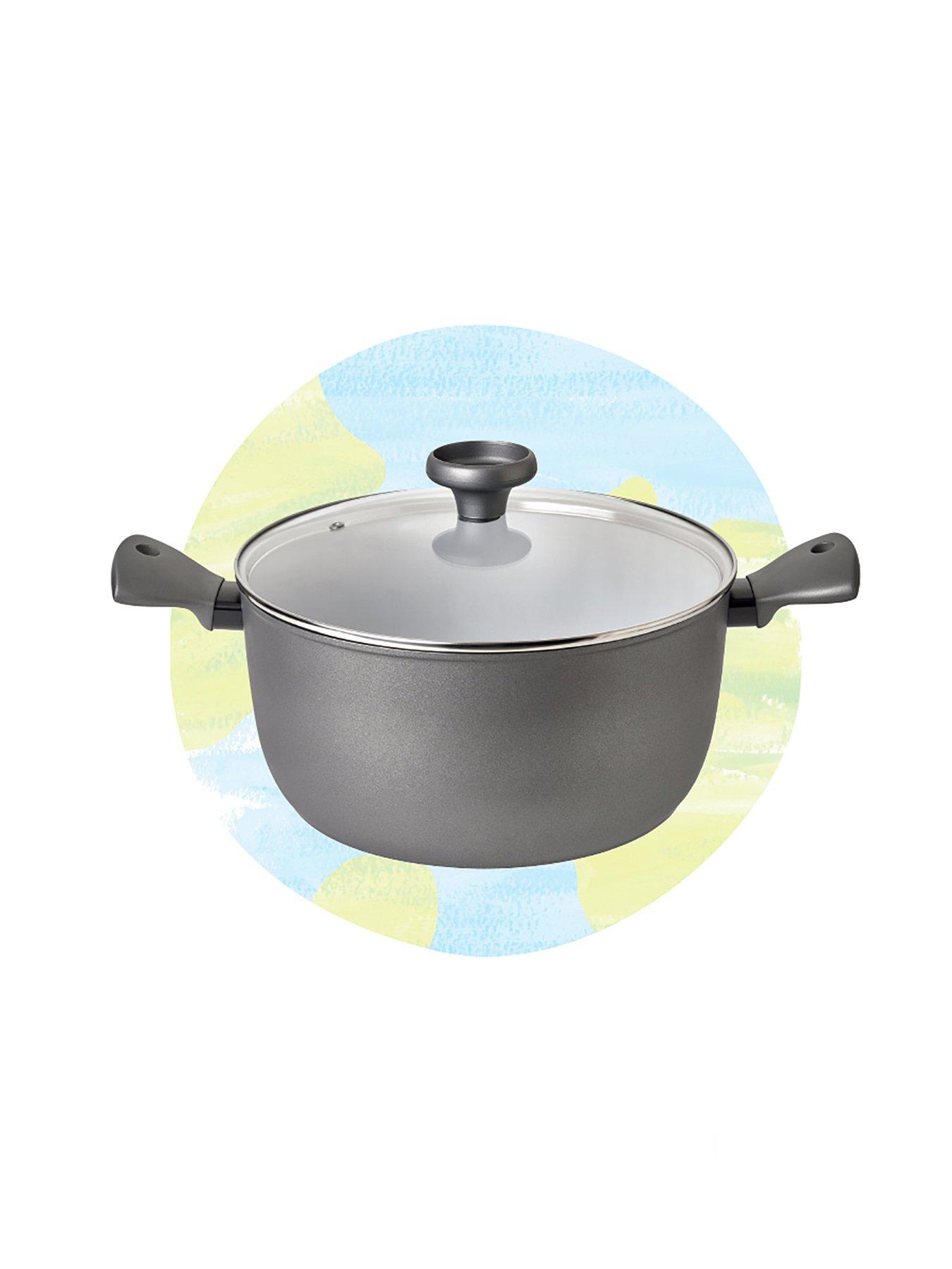 undefined Earth Pan Ceramic Non-Stick 28 cm/7.7-Litre Stock Pot with Lid