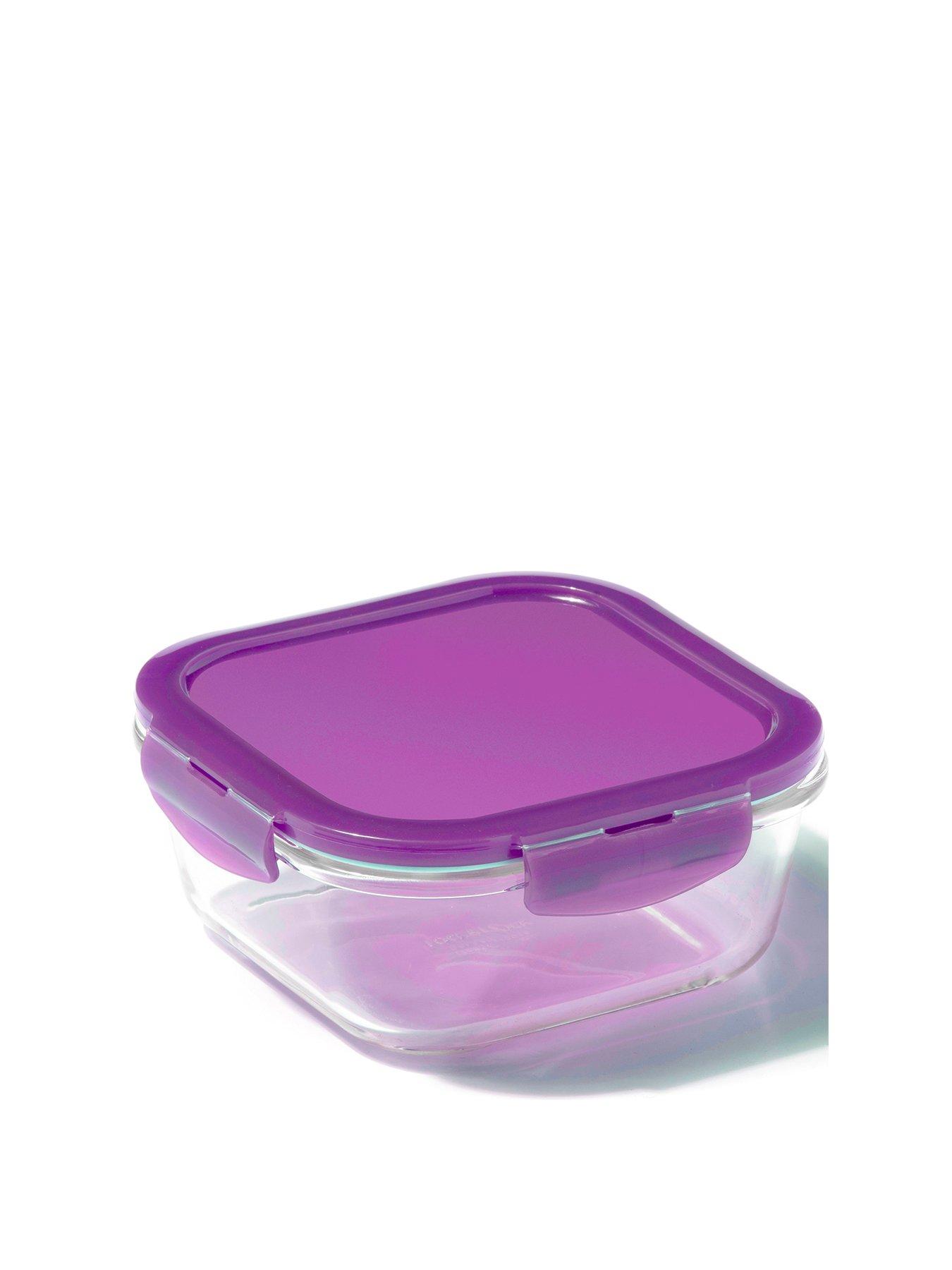 Image 2 of 6 of Lock and Lock Ovenglass Square, 500ml Set Of 5