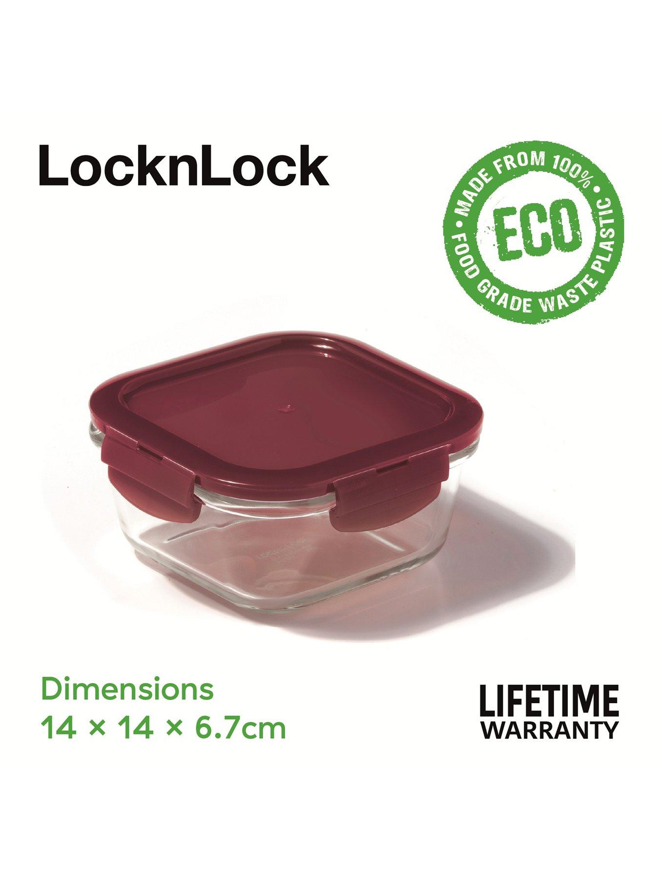 Image 5 of 6 of Lock and Lock Ovenglass Square, 500ml Set Of 5