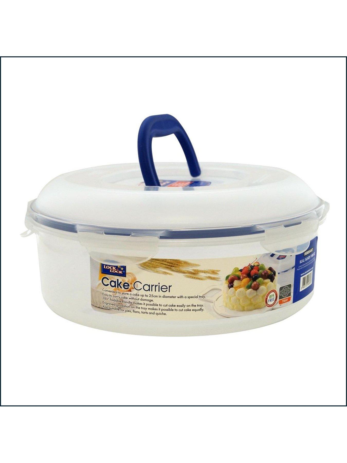 lock-and-lock-round-cake-carrier-tray-amp-carrier-handleback