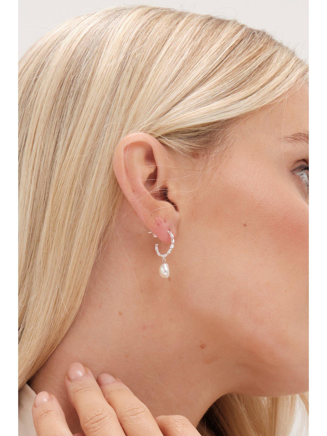 simply-silver-simply-silver-sterling-silver-925-polished-twist-and-pearl-hoop-earringsback